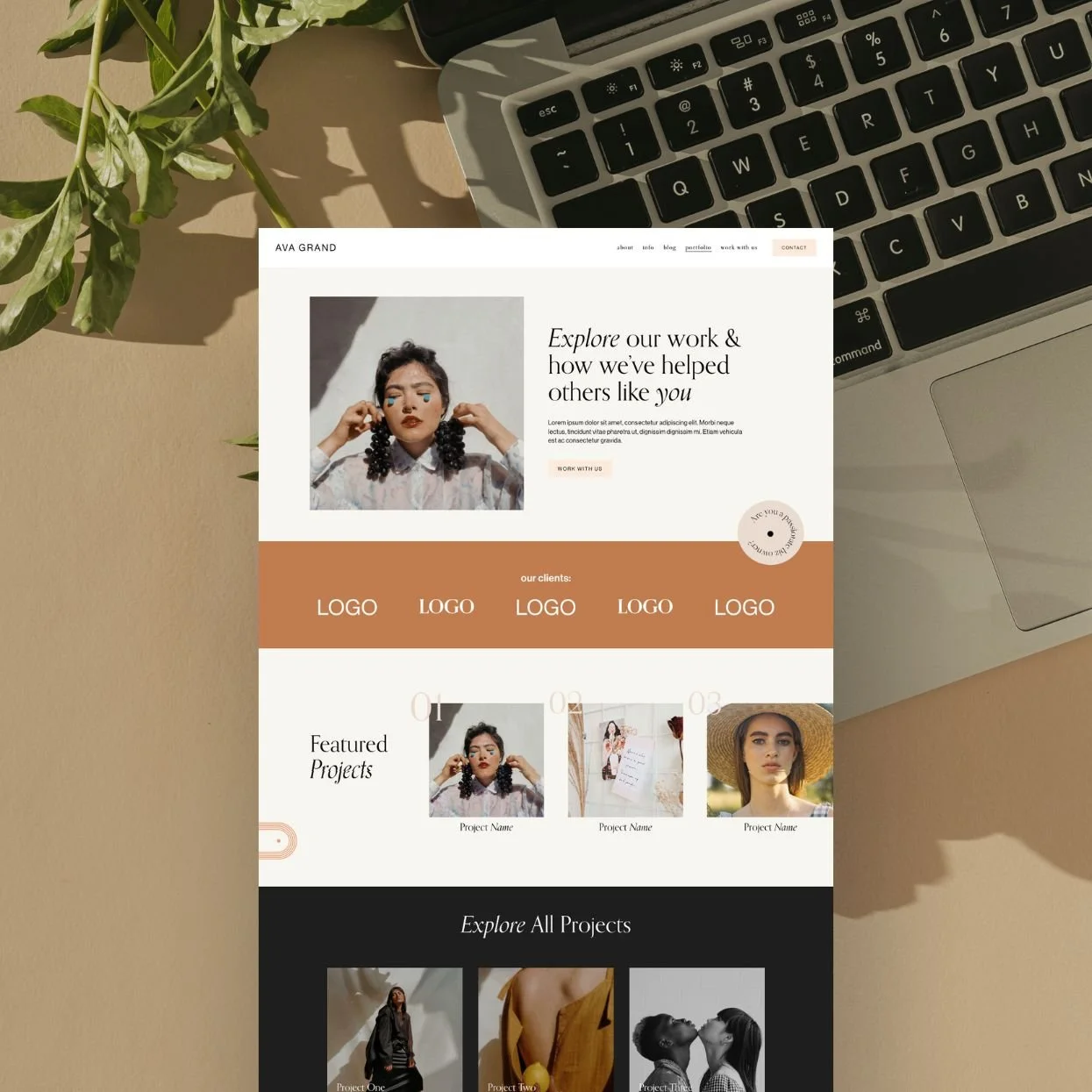 Different Portfolio Styles to add to Your Squarespace Website
