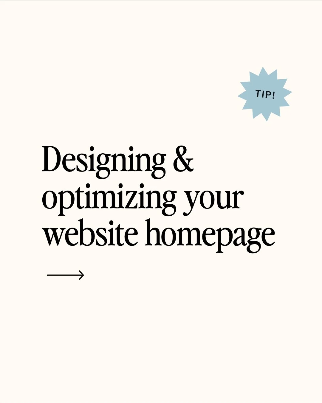 A strong homepage doesn&rsquo;t try to say everything. It focuses on saying the right things, in the right order. 

Your goal isn&rsquo;t to overwhelm visitors, but to guide them smoothly through who you are, what you do, and what they should do next
