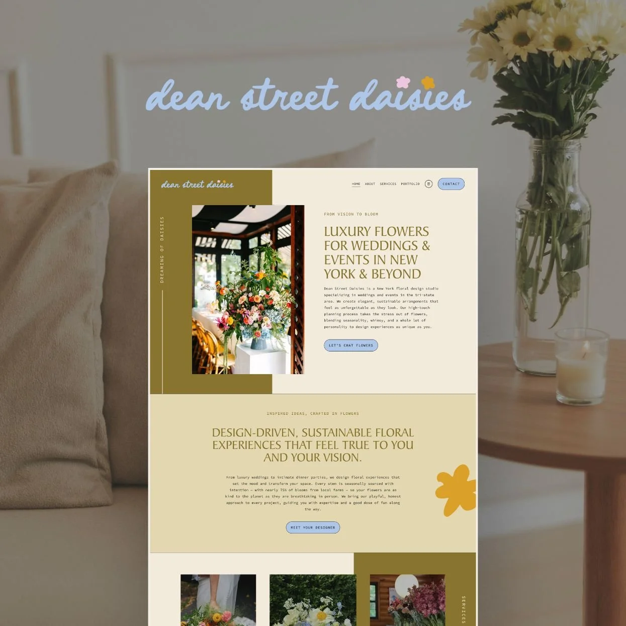 Template Full Style Showcase:&nbsp;Dean Street Daisies