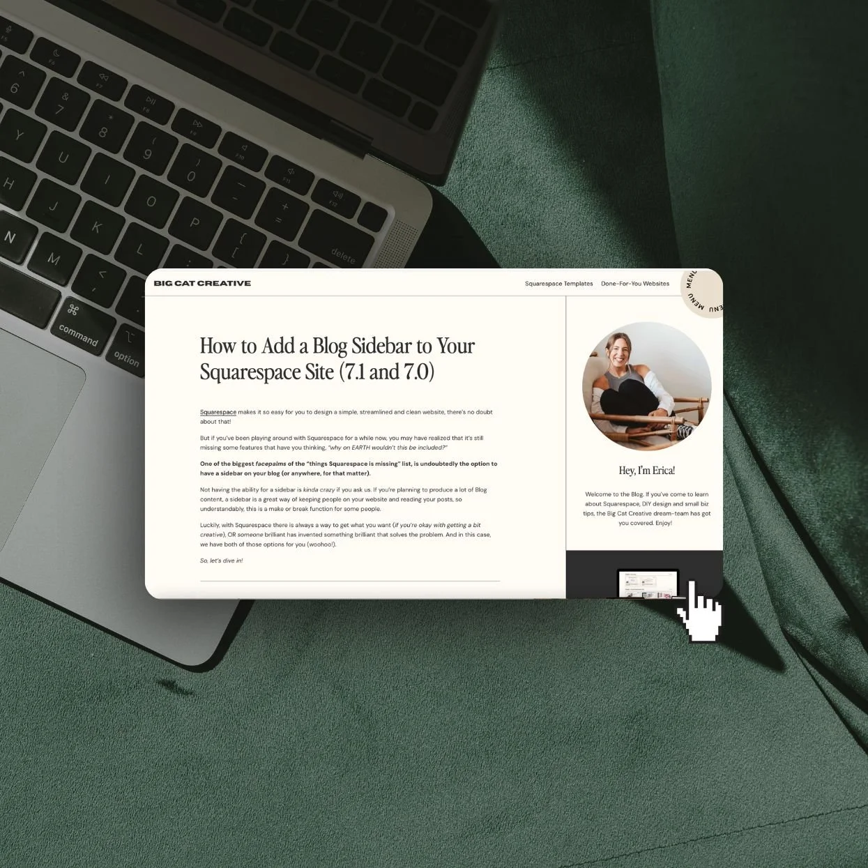 How to Add a Blog Sidebar to Your Squarespace Site (7.1 and 7.0)