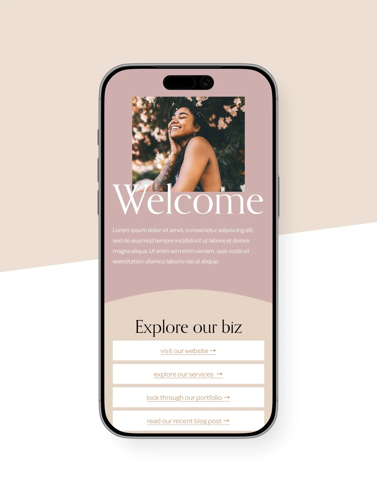Leon Instagram Links Page Template