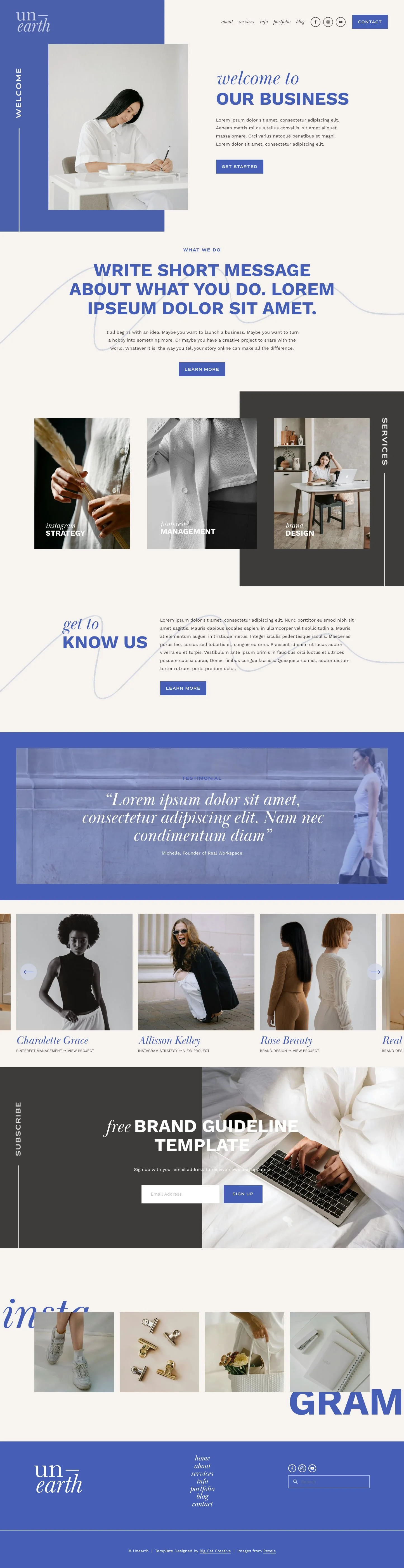 Long scrolling image