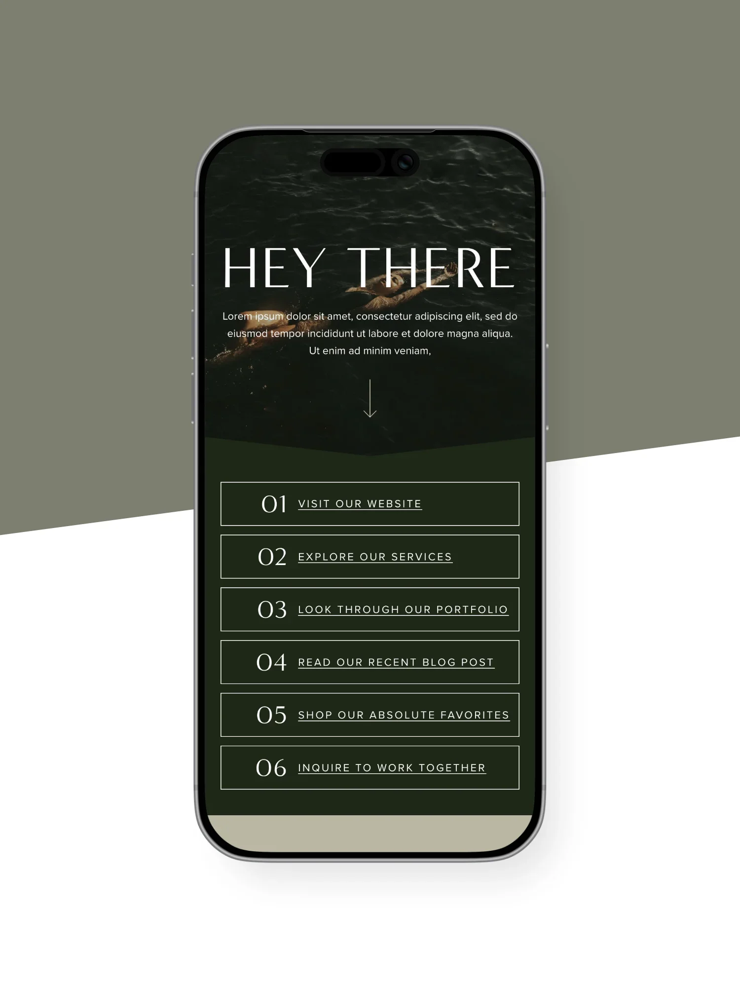 Noire Instagram Links Page Template