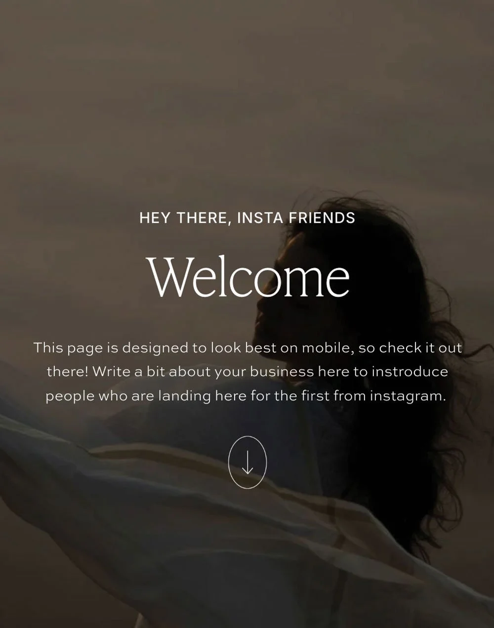 Elyra Instagram Links Page Template
