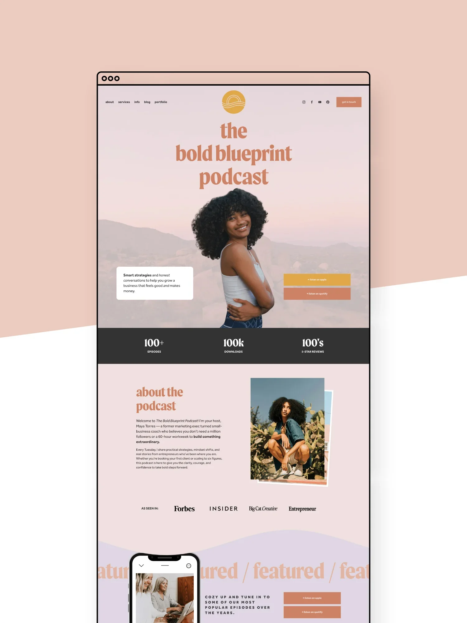 Ventura Podcast Page Template