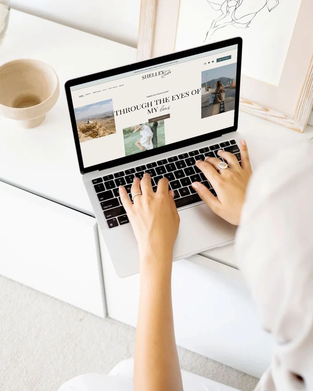 Best Website Templates for Photographers - Shelley Squarespace Template by Big Cat Creative