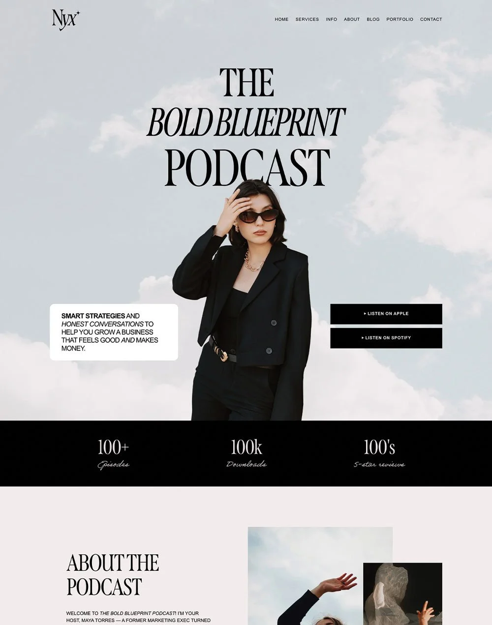 Nyx Podcast Page