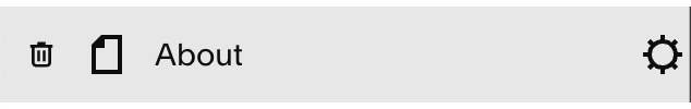 Accessing page settings in Squarespace