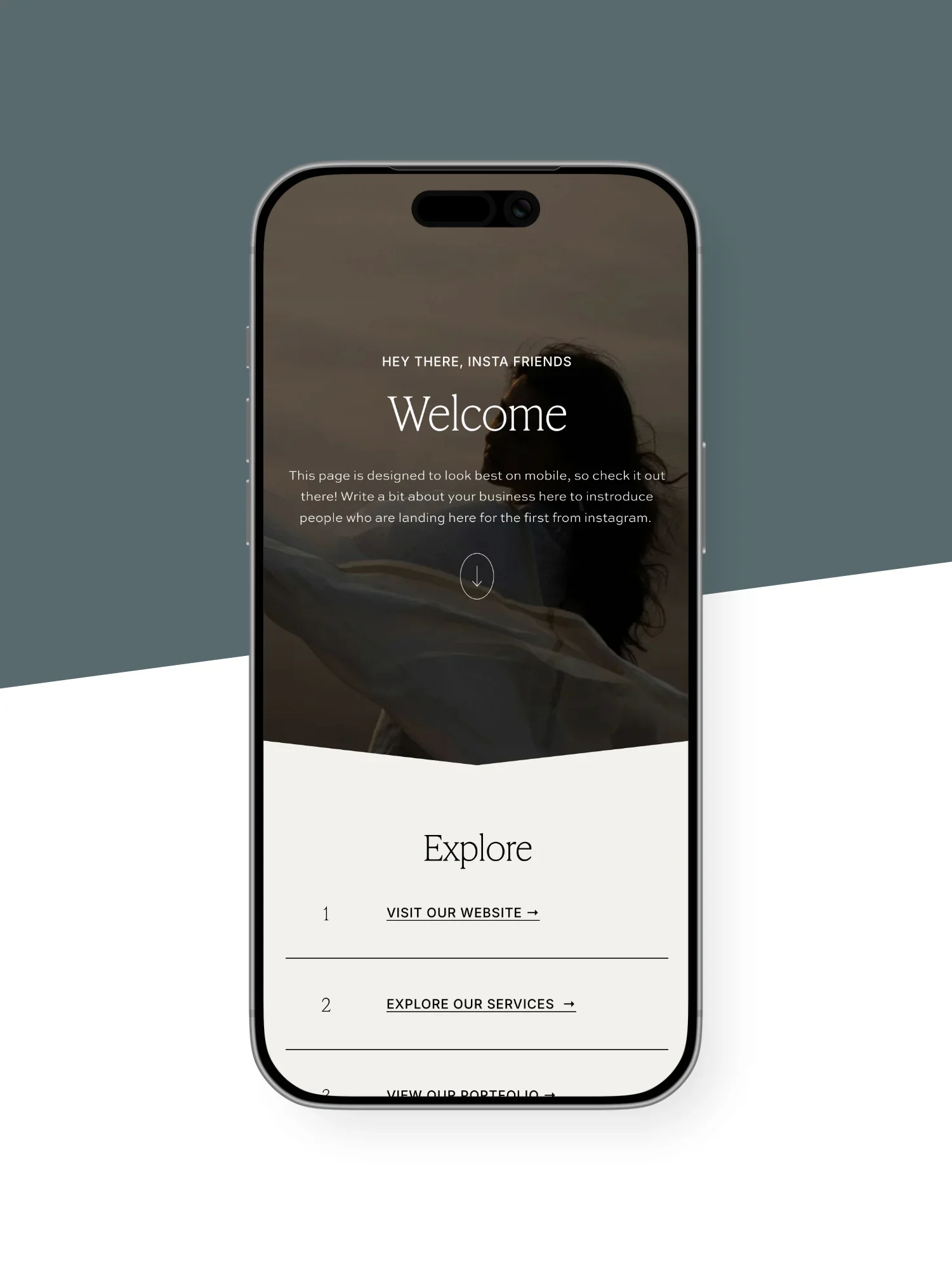 Elyra Instagram Links Page Template