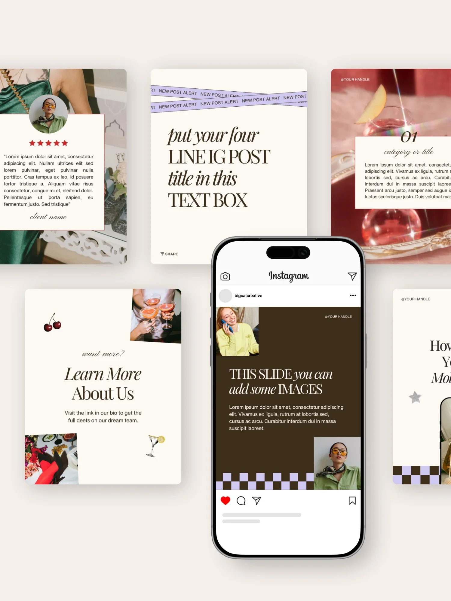 Josie Social Media Templates