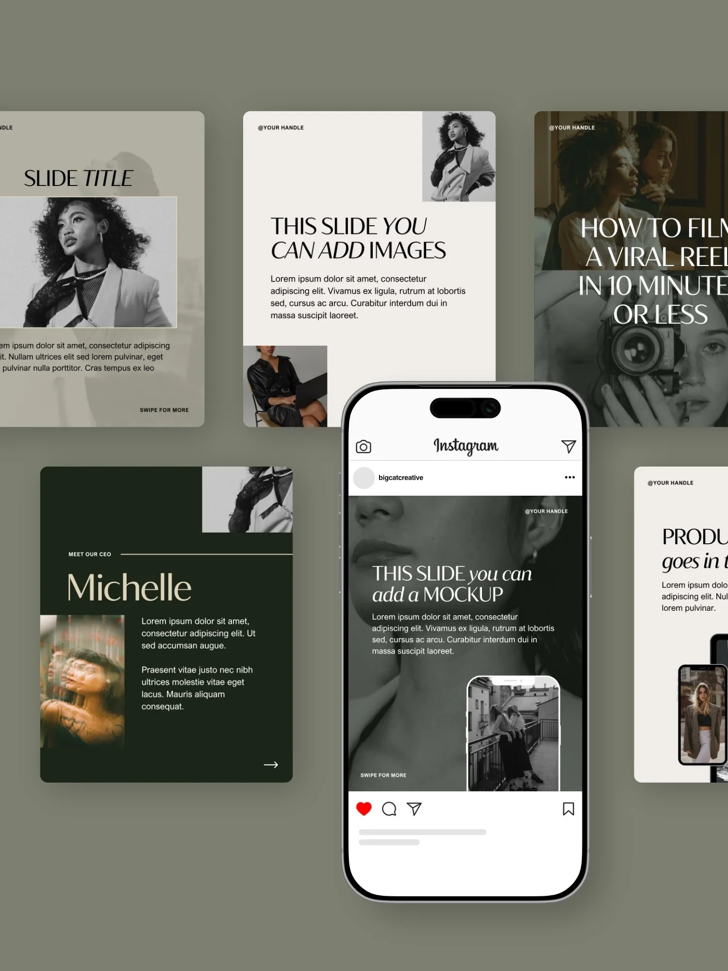 Noire Social Media Templates