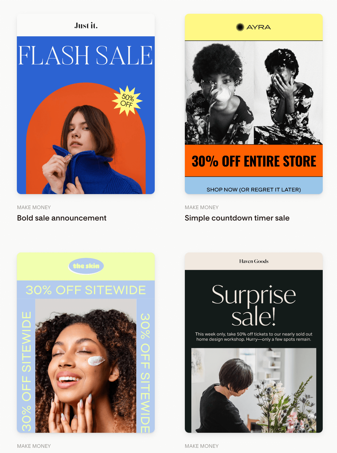 Flodesk email templates