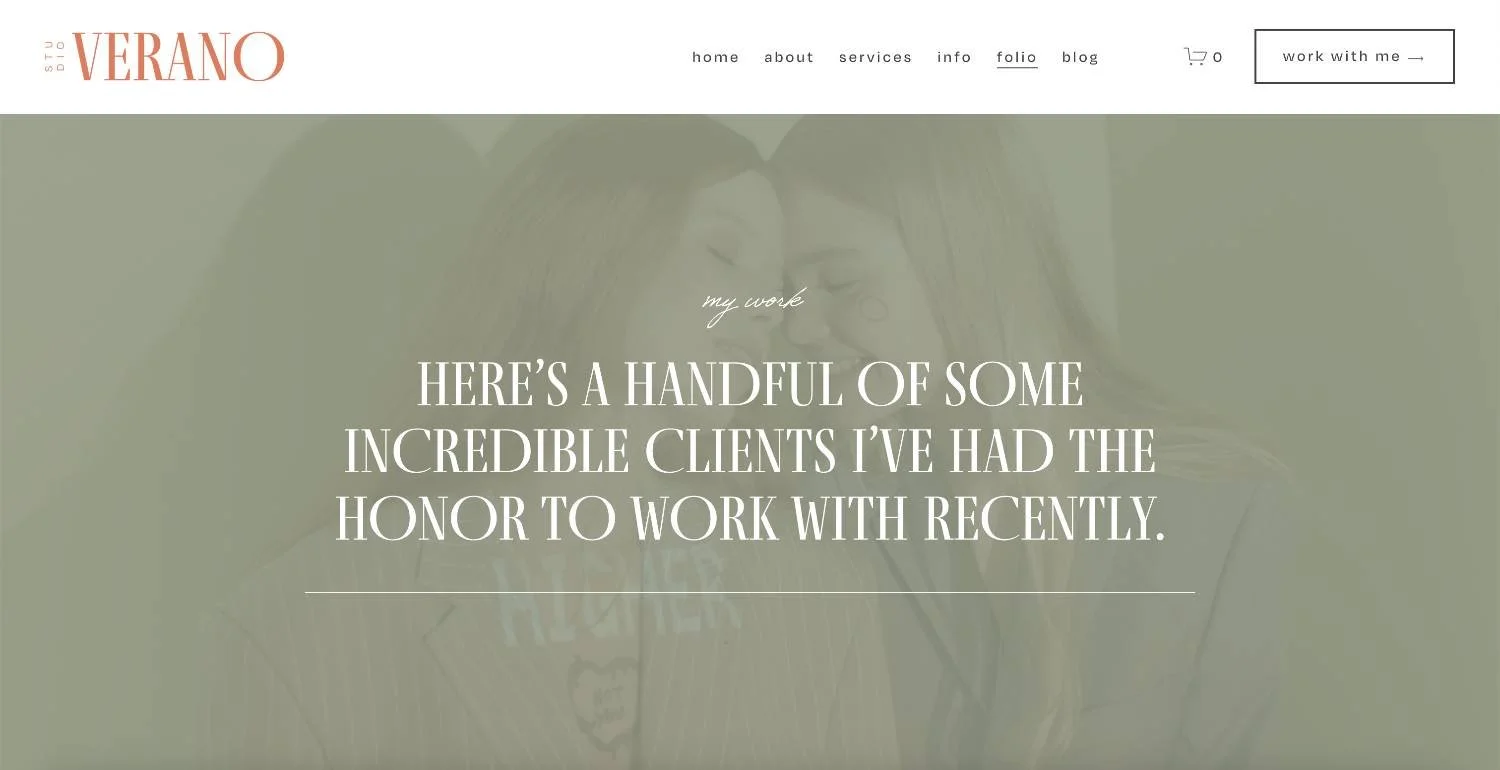example of good text color contrast