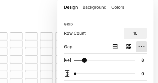 Customizing the fluid engine grid spacing in Squarespace