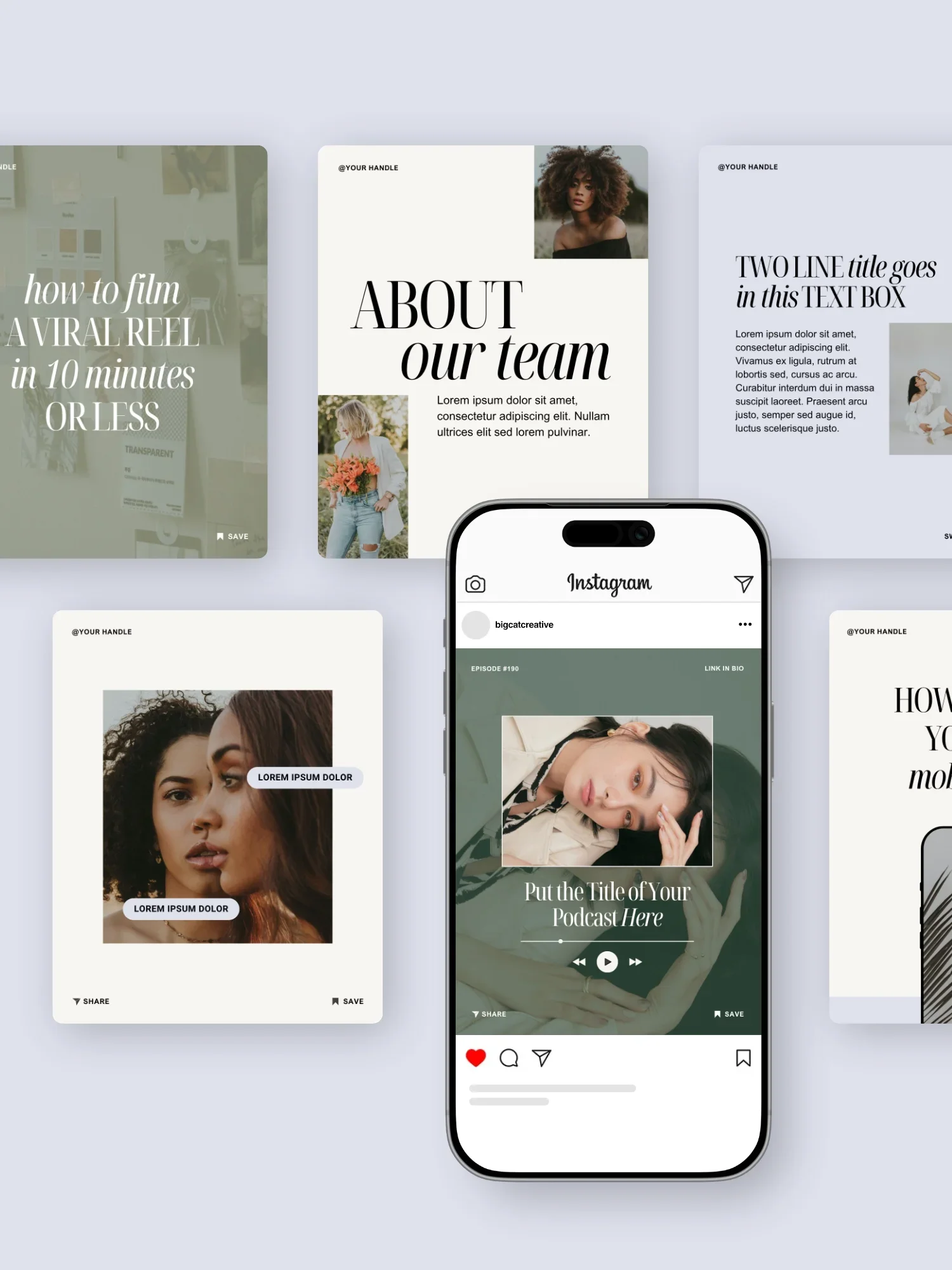 Verano Social Media Templates