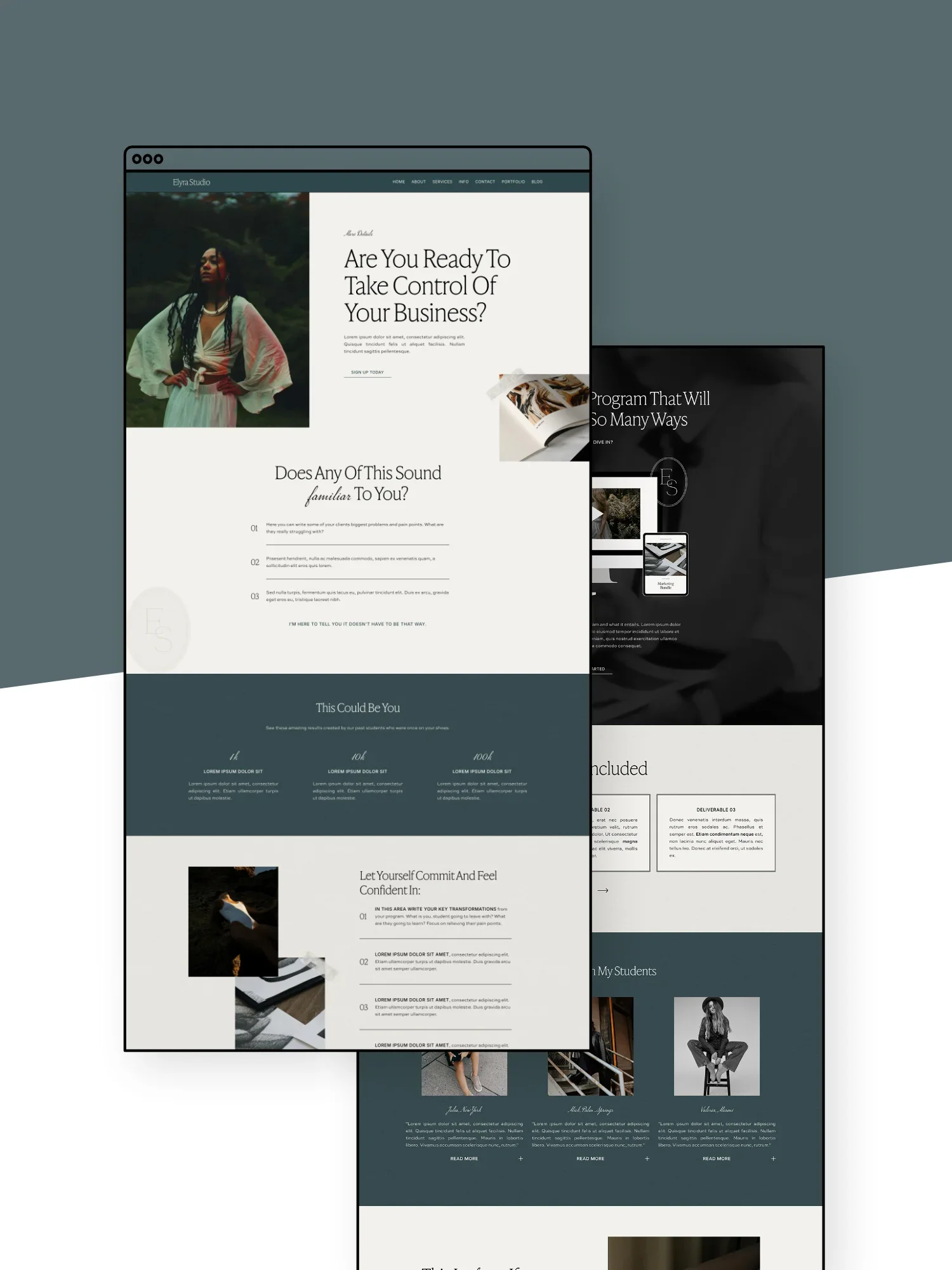 Elyra Sales Page Template