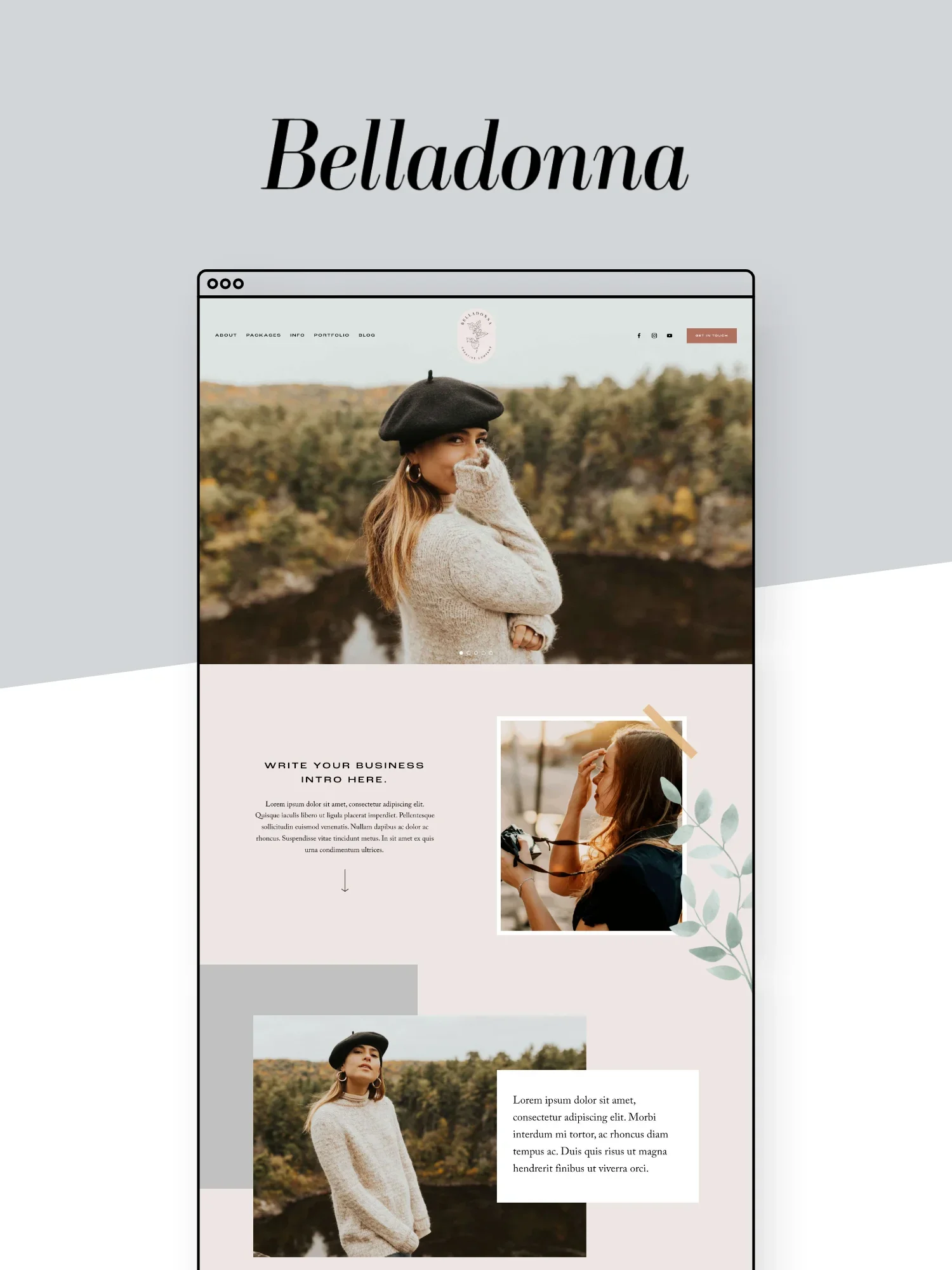 Belladonna Squarespace Template