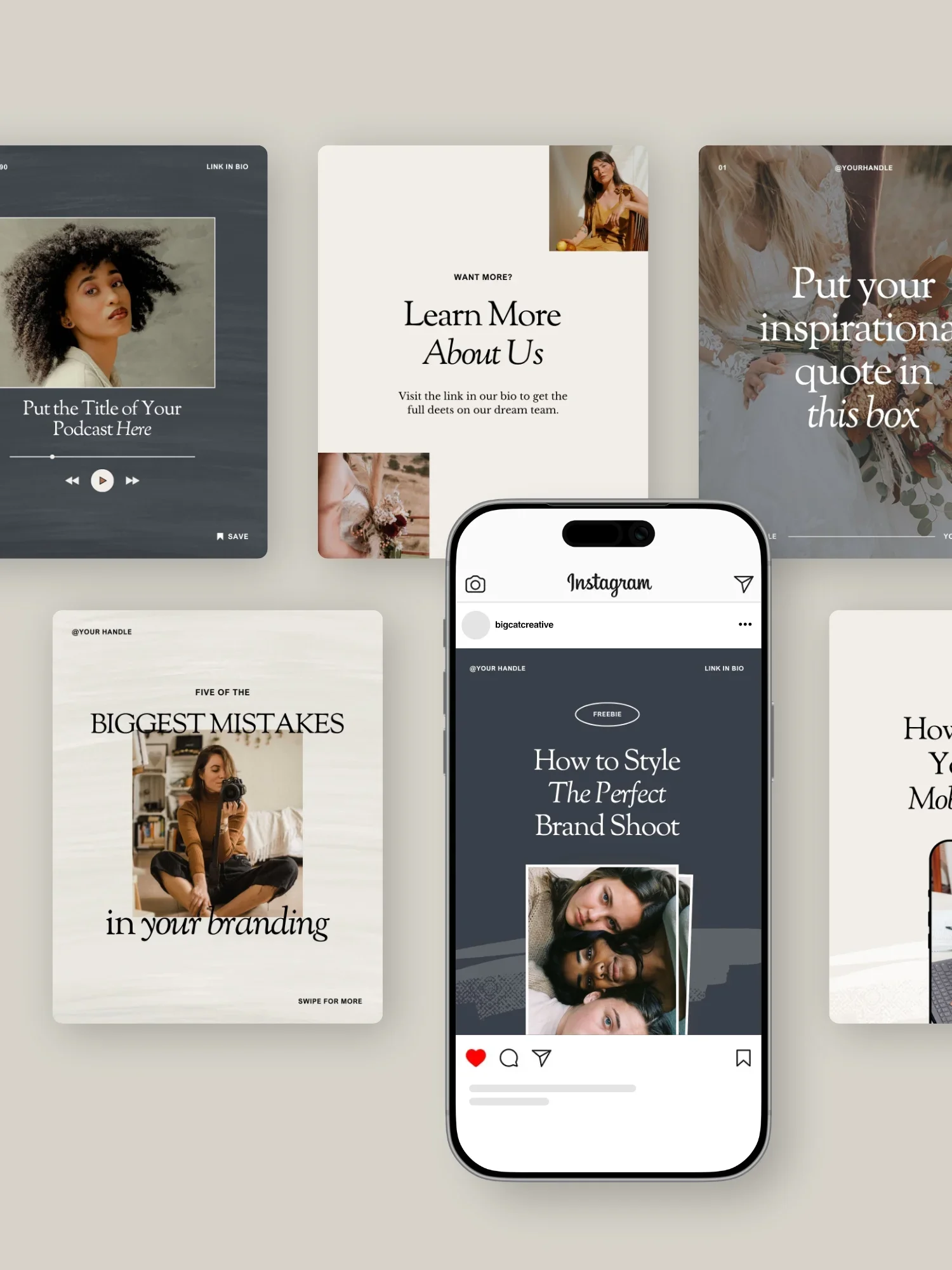 Sophie Social Media Templates