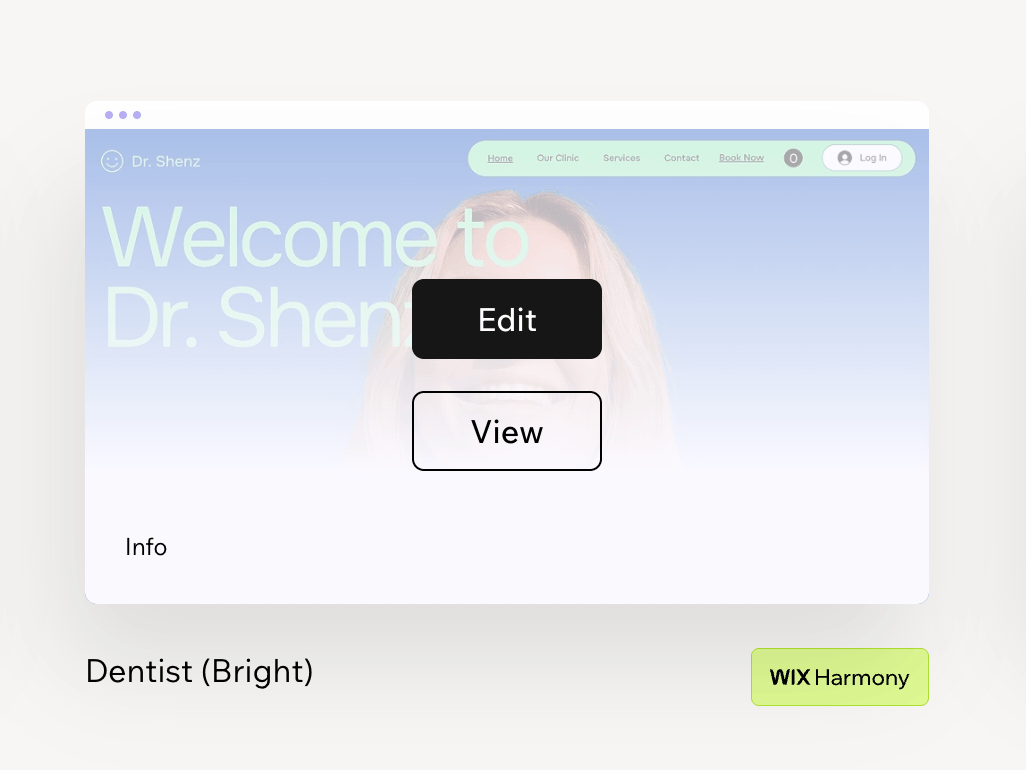 Accessing the editor in Wix