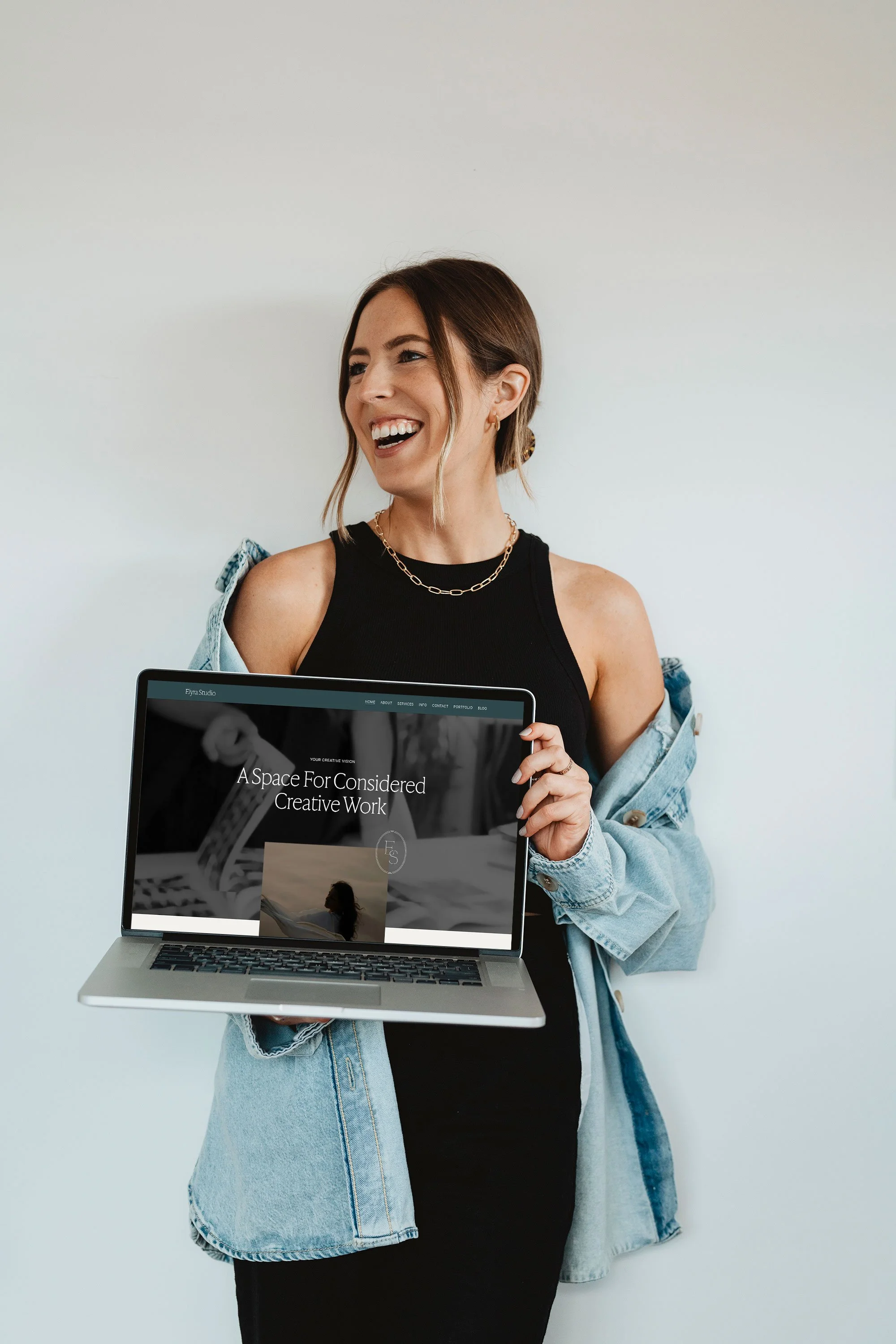 Featured: The Elyra Squarespace 7.1 Website Template. An elevated, modern design for Creative Professionals, Designers and Agencies