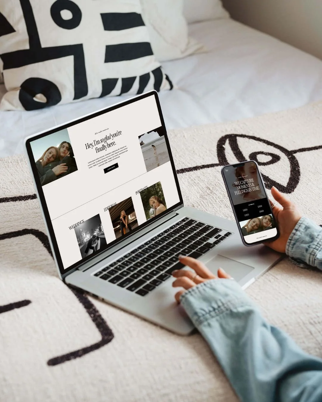 Nyx Squarespace Template Mockup