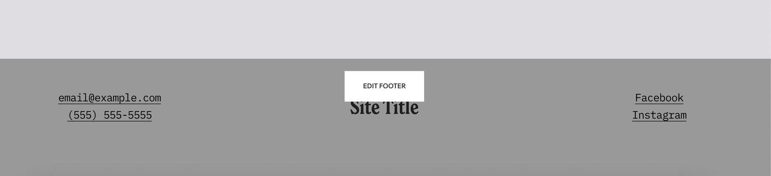 How to customize your Squarespace footer and what to include in the