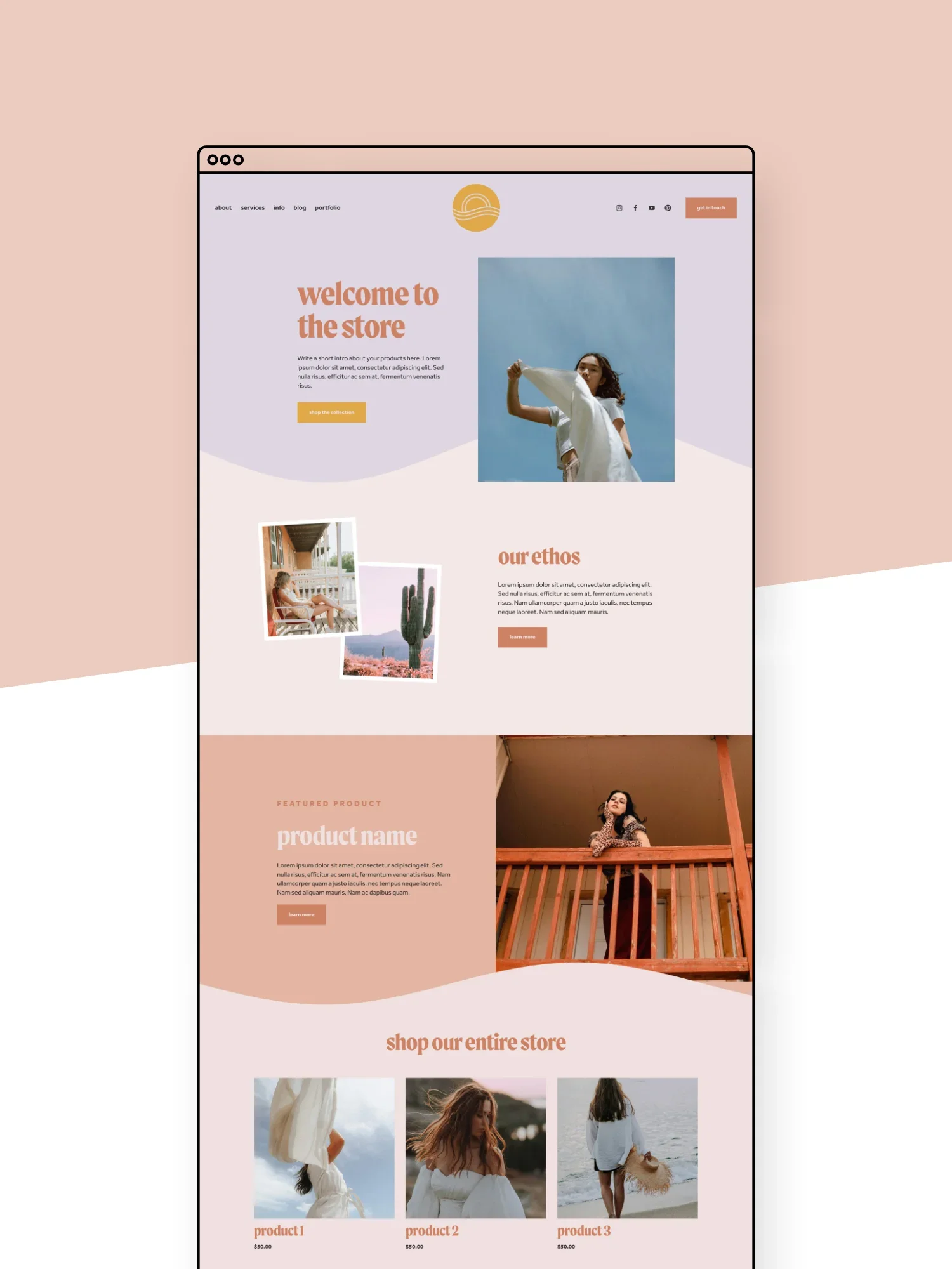 Ventura Shop Page Template