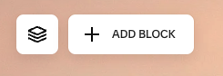 Accessing the Layers panel in Squarespace