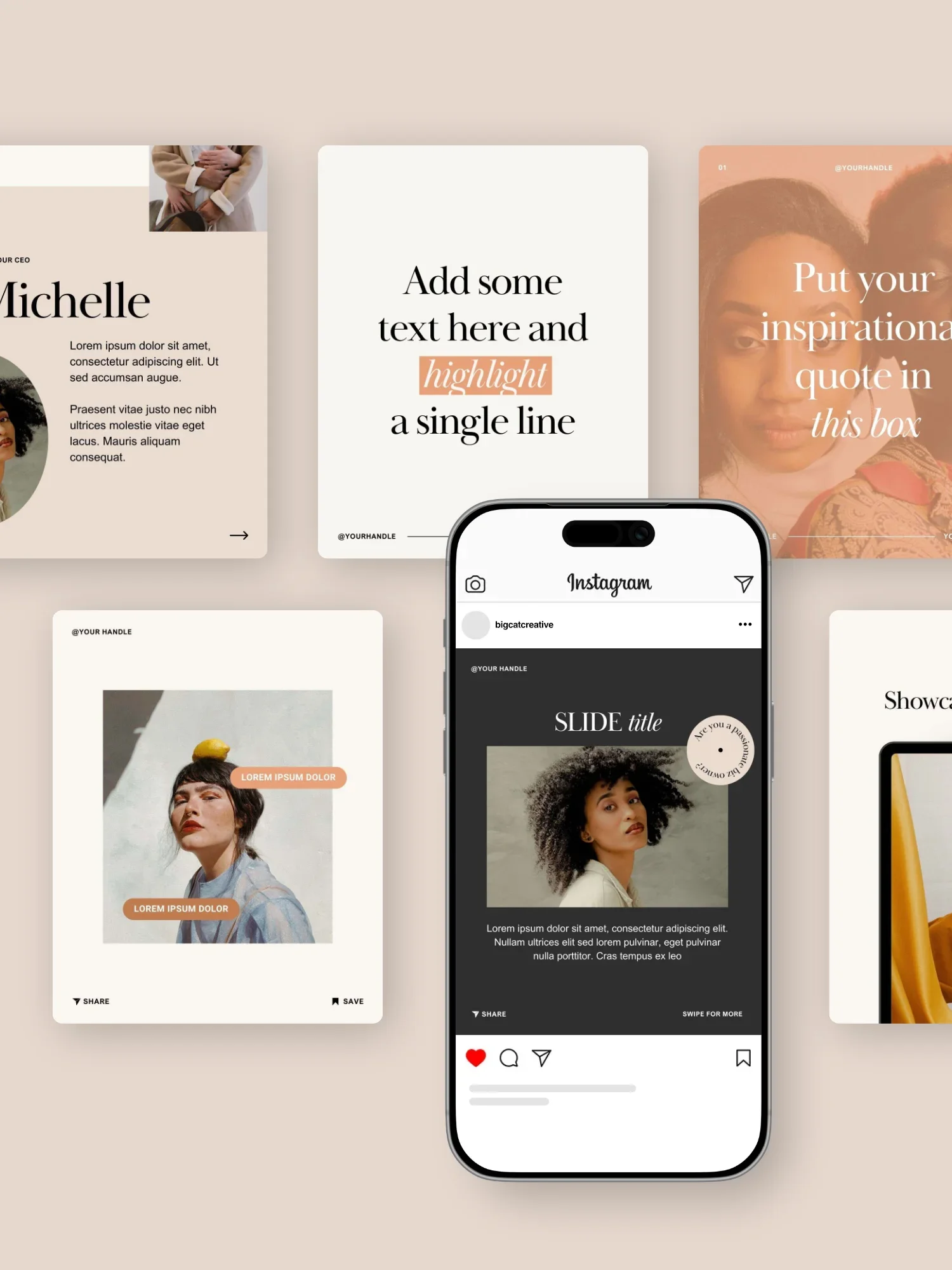 Ava Grand Social Media Templates