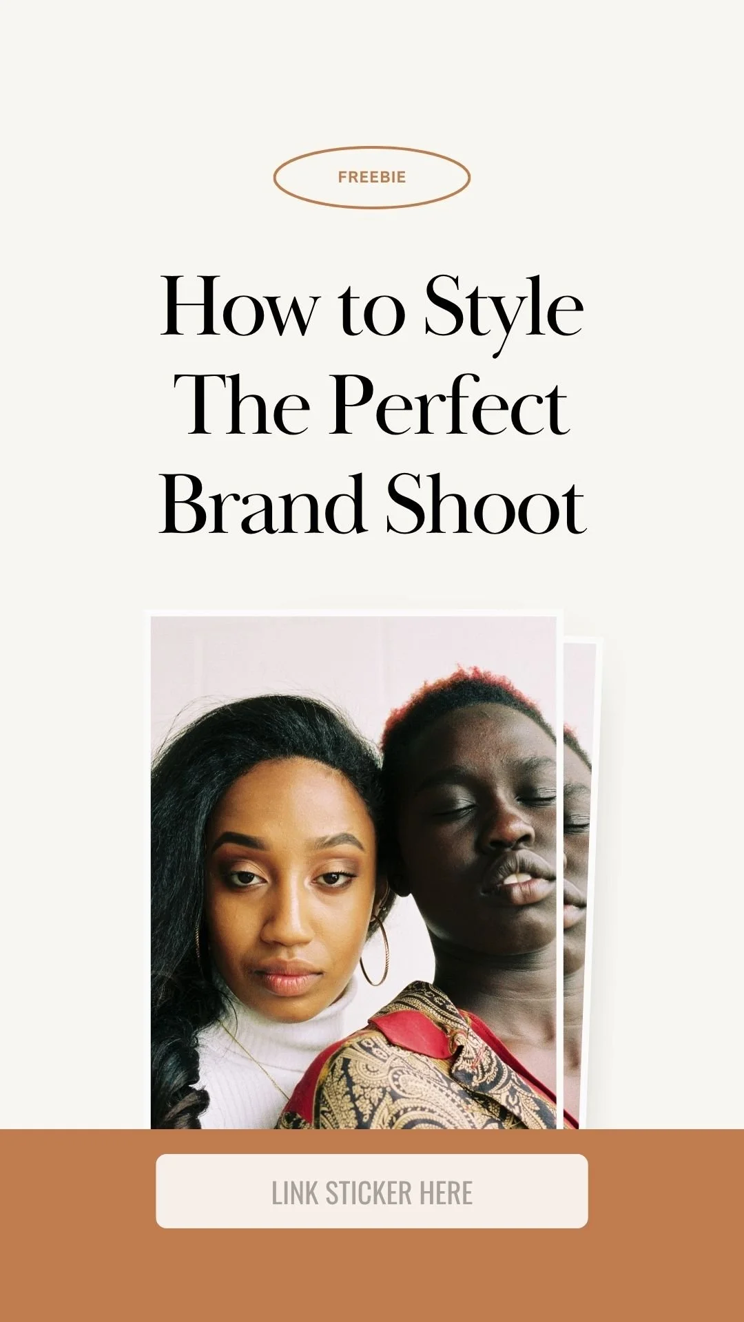 Example of a Story promoting a freebie