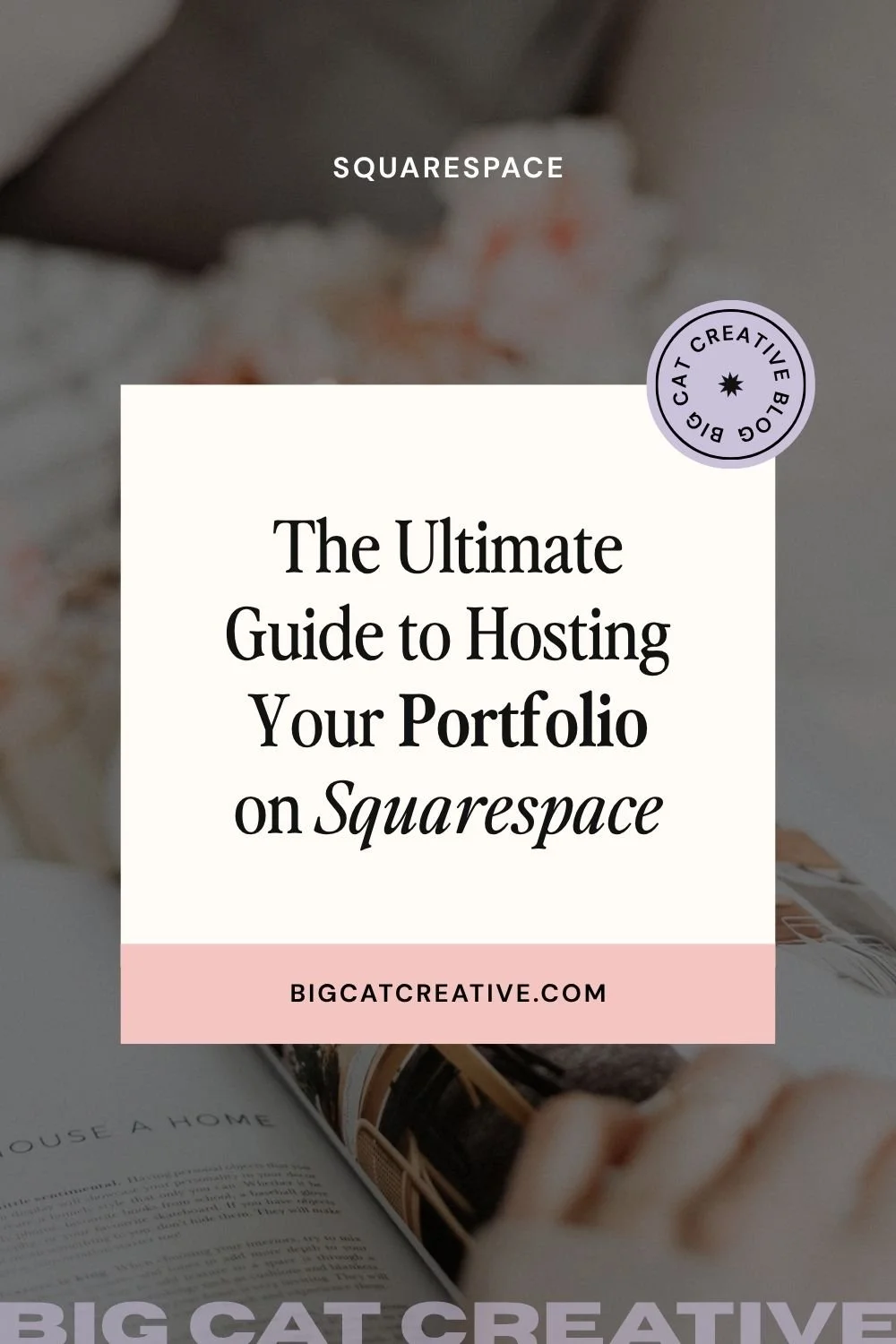 How to Showcase Your Work with Squarespace Portfolio Pages - pin thumbnail