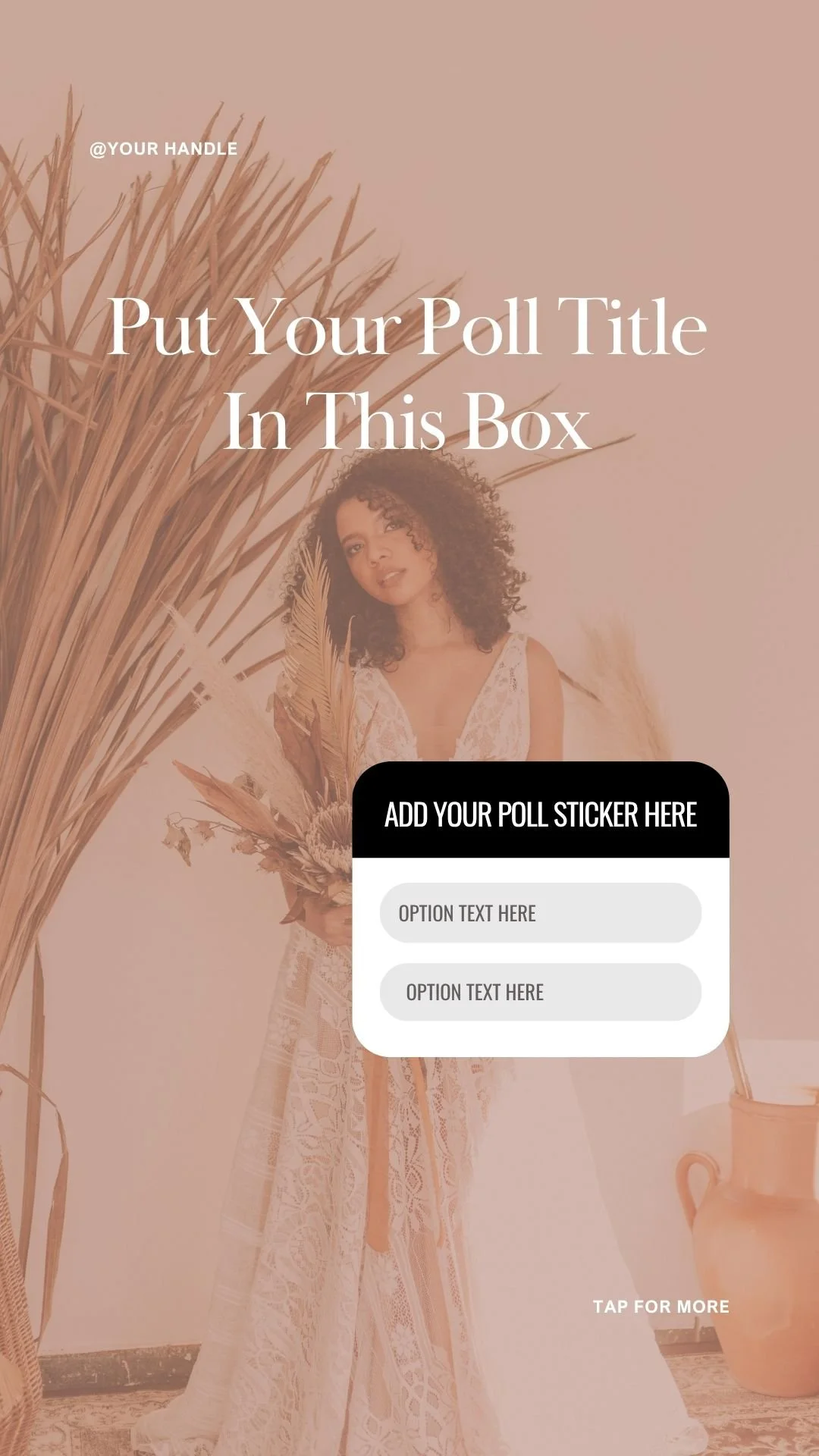 Poll Instagram Story example