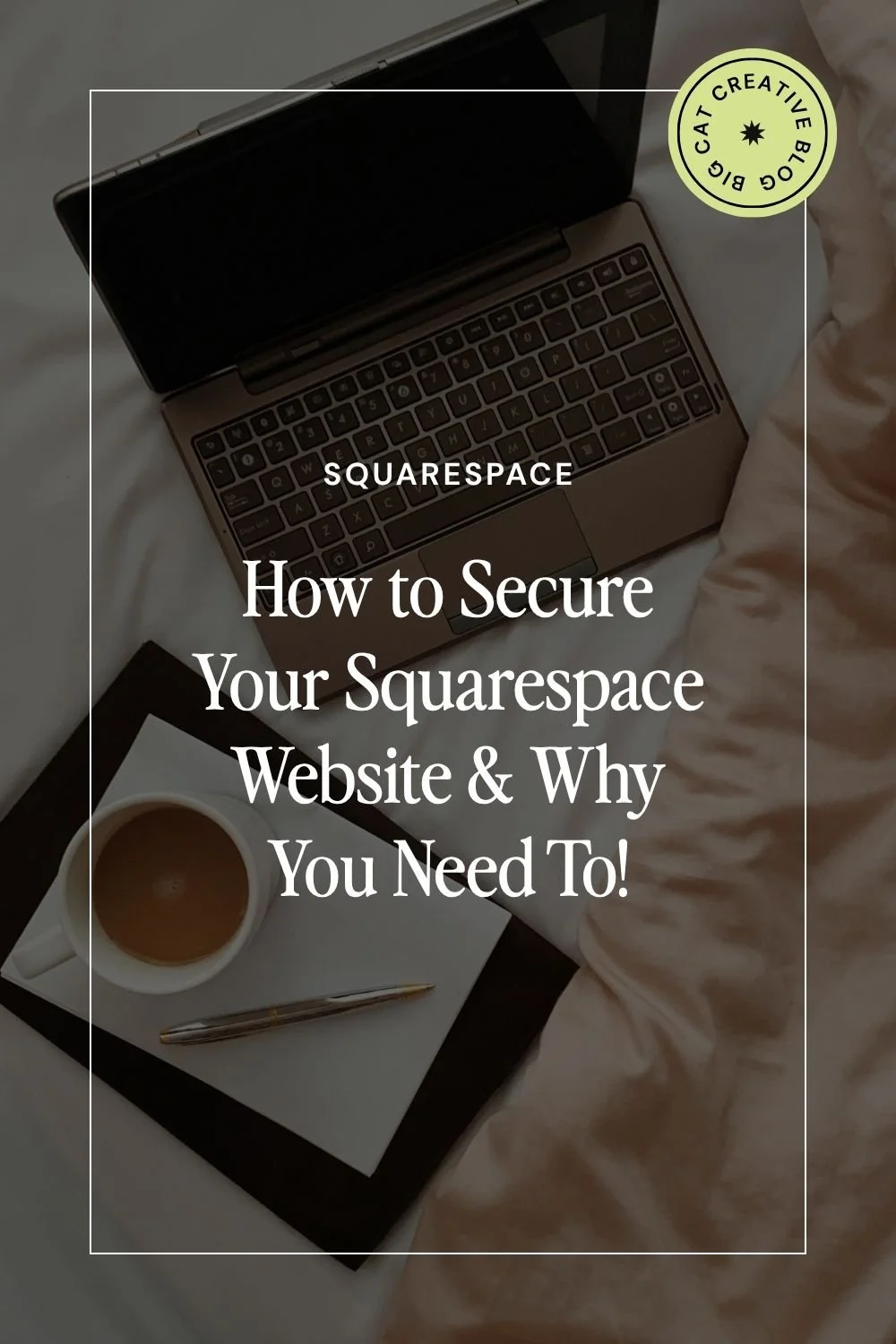 How to secure your squarespace website - pin thumbnail