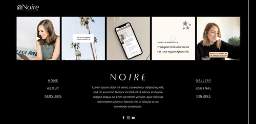 How to customize your Squarespace footer and what to include in the