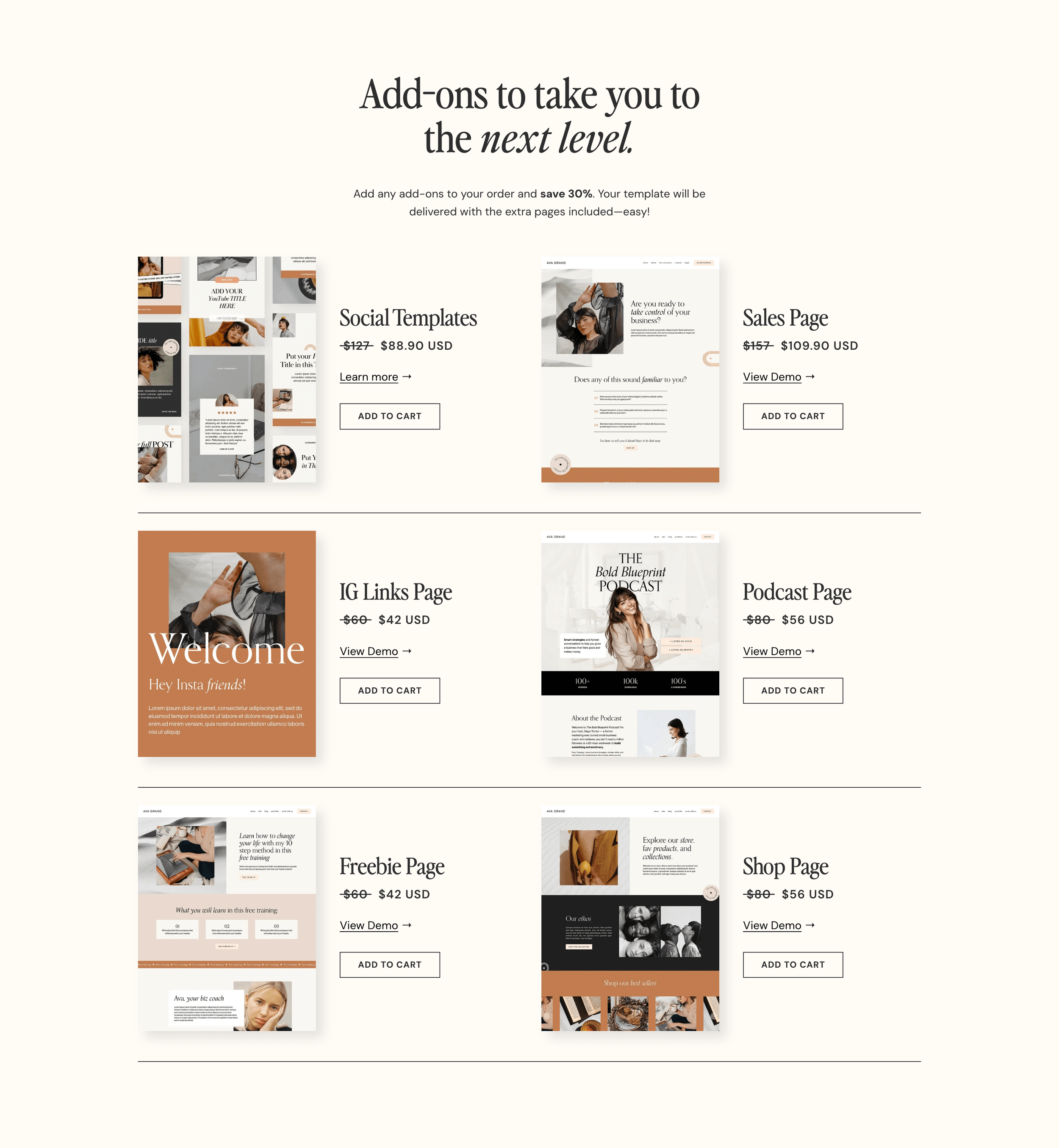 2025 Recap - Add-On pages