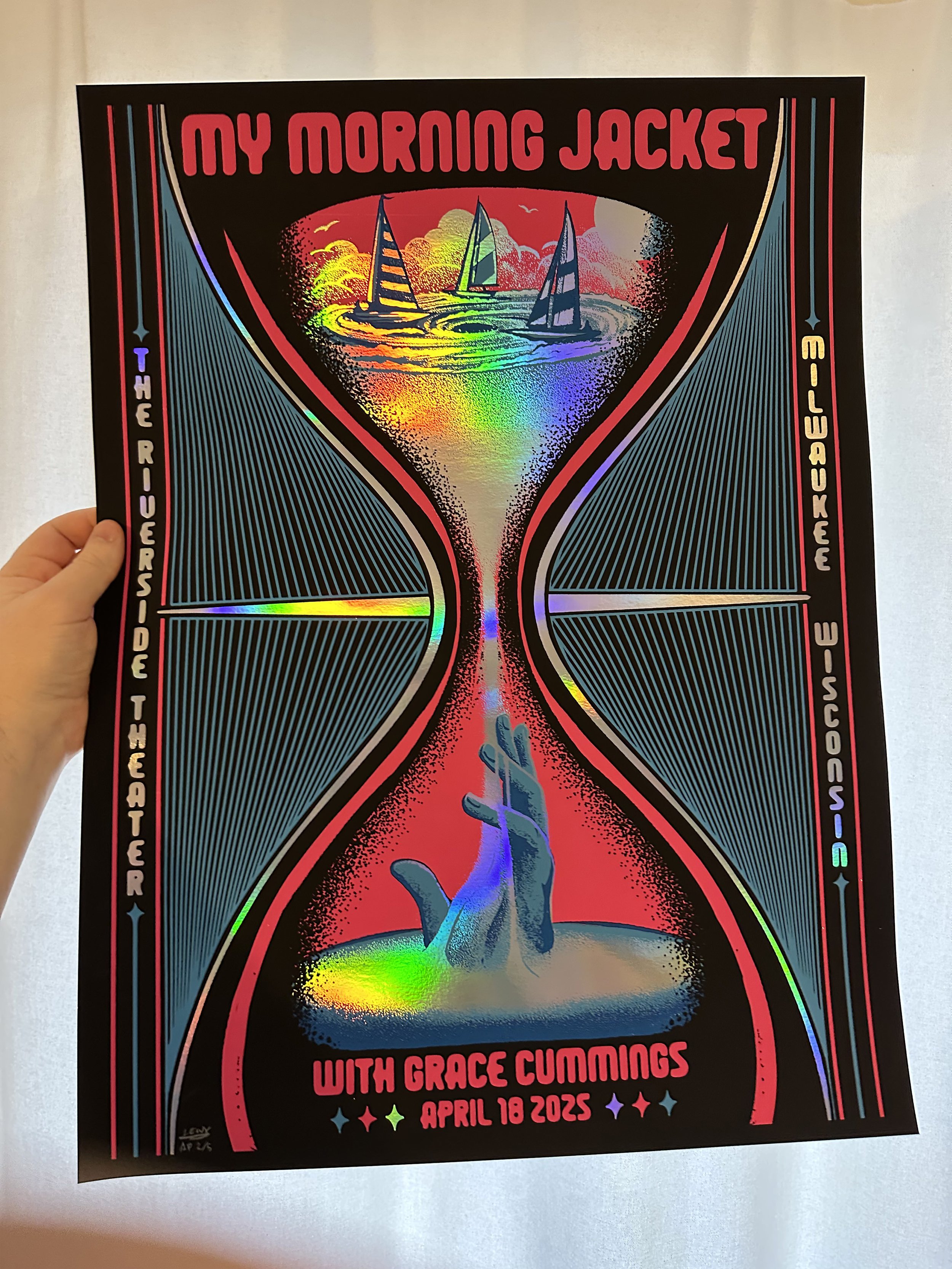 POSTER - MY MORNING JACKET, MILWAUKEE, WI APRIL, 2025 (FOIL VARIANT)