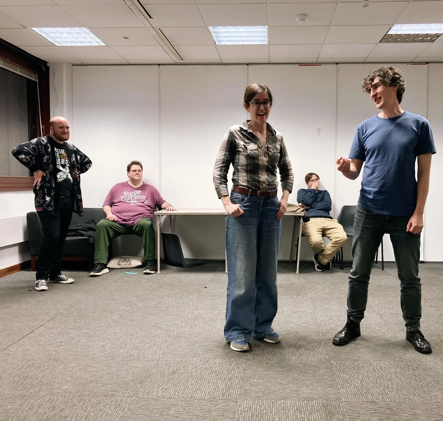 Tonight the WITTIES rode the 🎭 character 🎠 carousel. Everyone must have played at least 20-30 different characters each. Uproariously funny 😹 night.