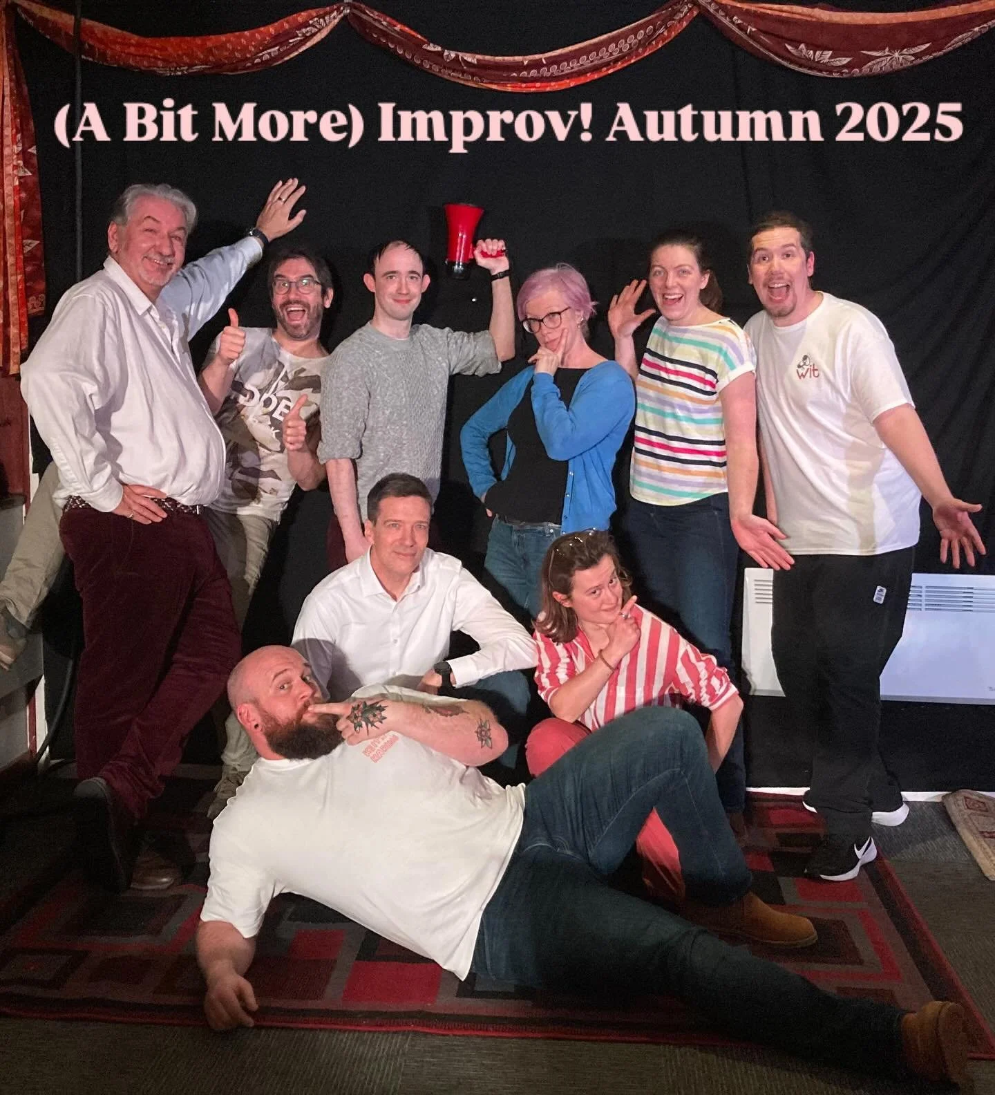 Mega proud Improv-Mum moment. These absolute comedy champs did their first show as a team tonight, and my goodness&hellip;they were superb! Fights over Richard E Grant&rsquo;s vol-au-vents, fibre-glass broomsticks at break neck speed, a glamorous (bu