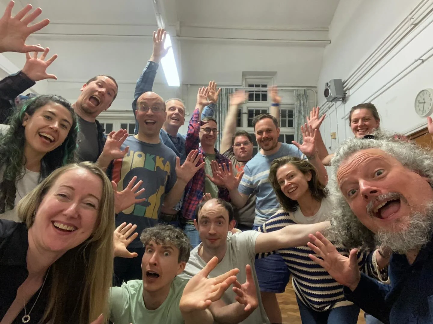 Thanks to the super @chreast for coming down to Woking tonight to host our Drop In! Lots of happy faces on this the balmiest of balmy (and barmy) nights.