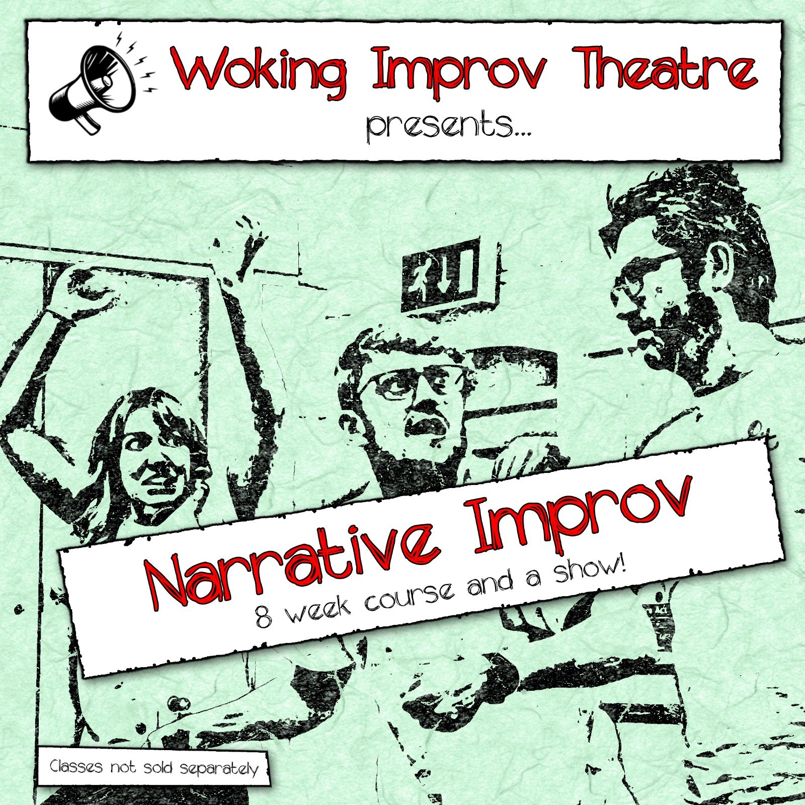 Level #5
Let’s face it — not everyone loves a Harold. Some improvisers just want to dive into story, character, drama and highjinks. If that’s you, and you’ve completed Levels #1–4 (with us or elsewhere), join this 8-week course. You’ll learn to wea