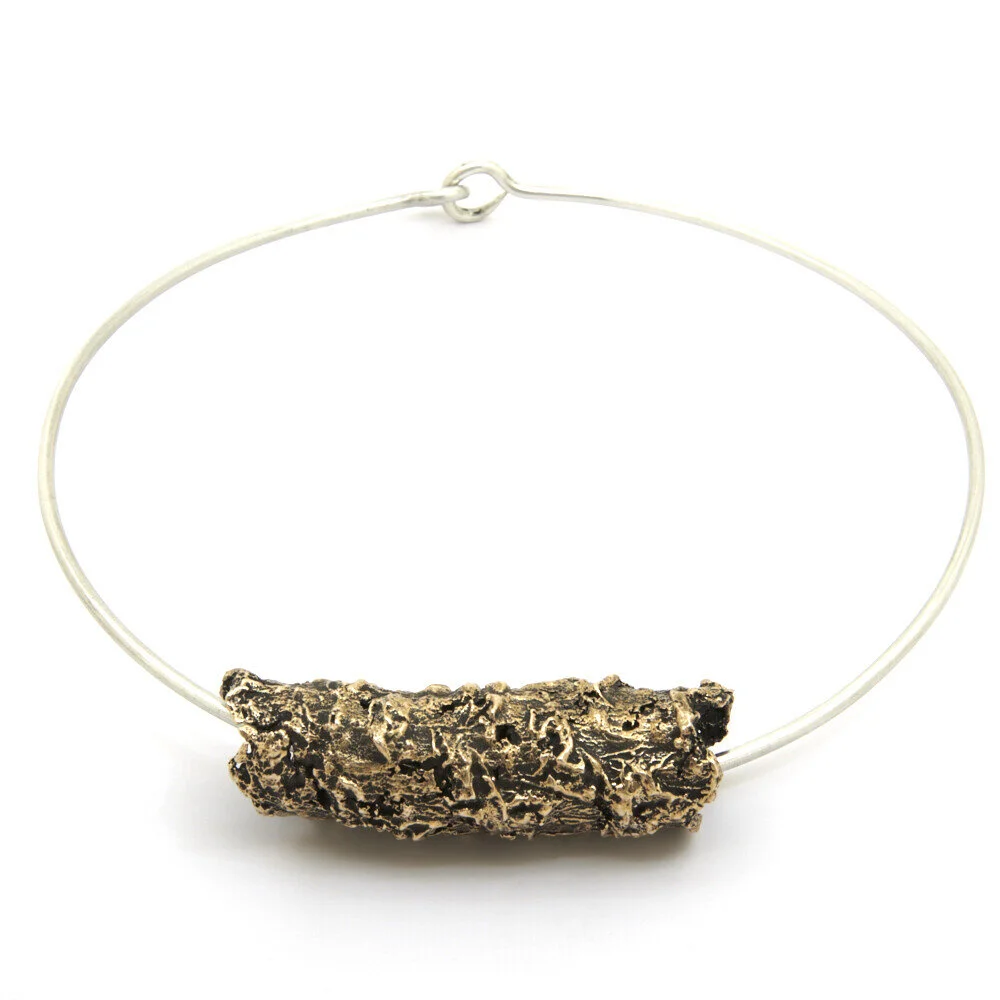 Coral tree bark choker - Bronze