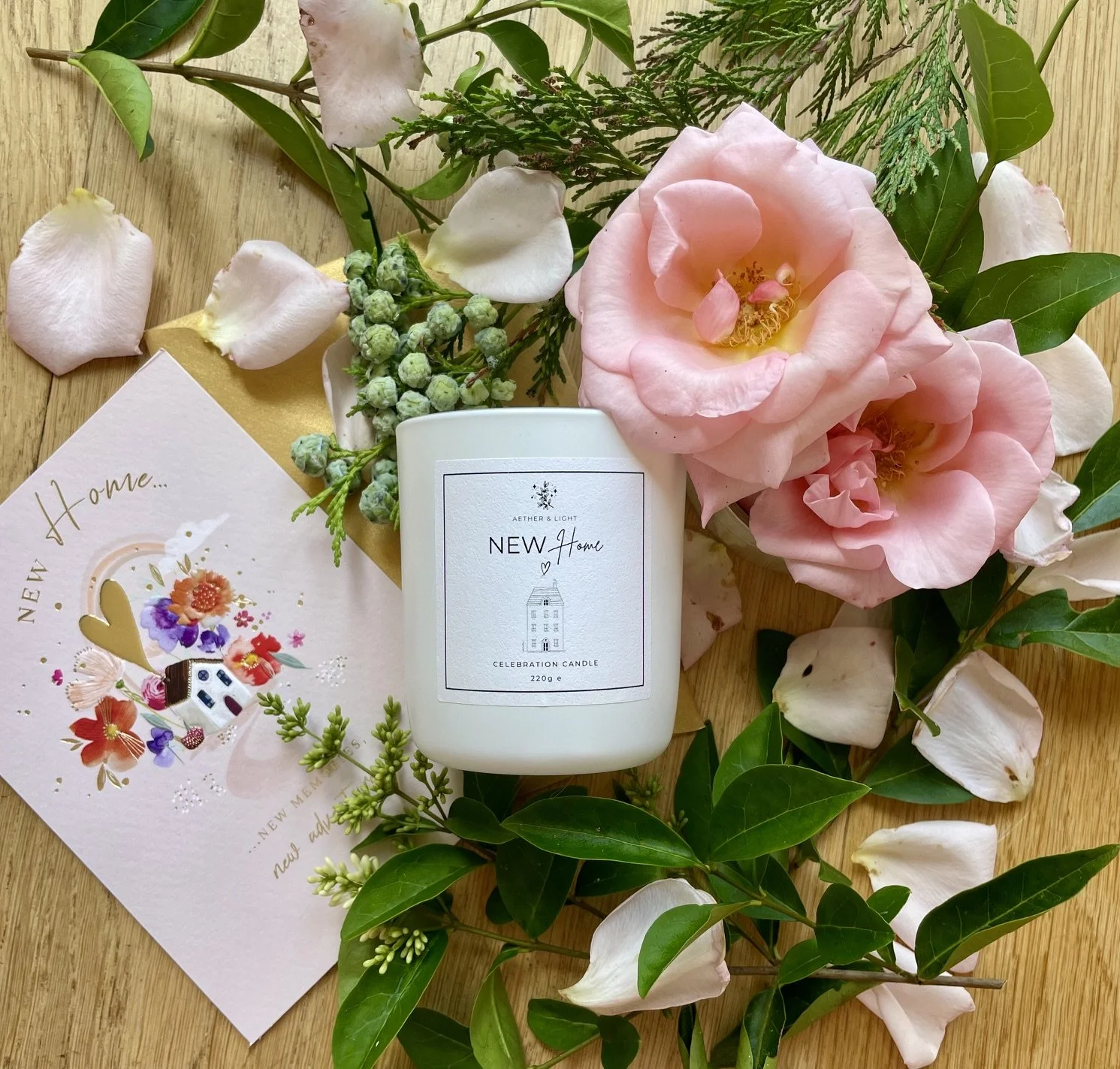New Home Candle