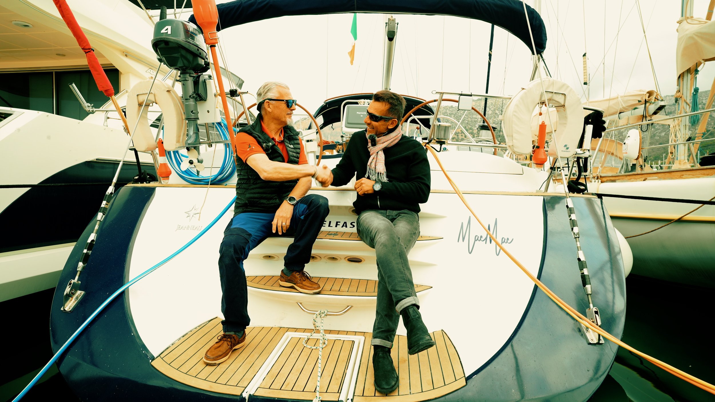Handshake for a job well done!
