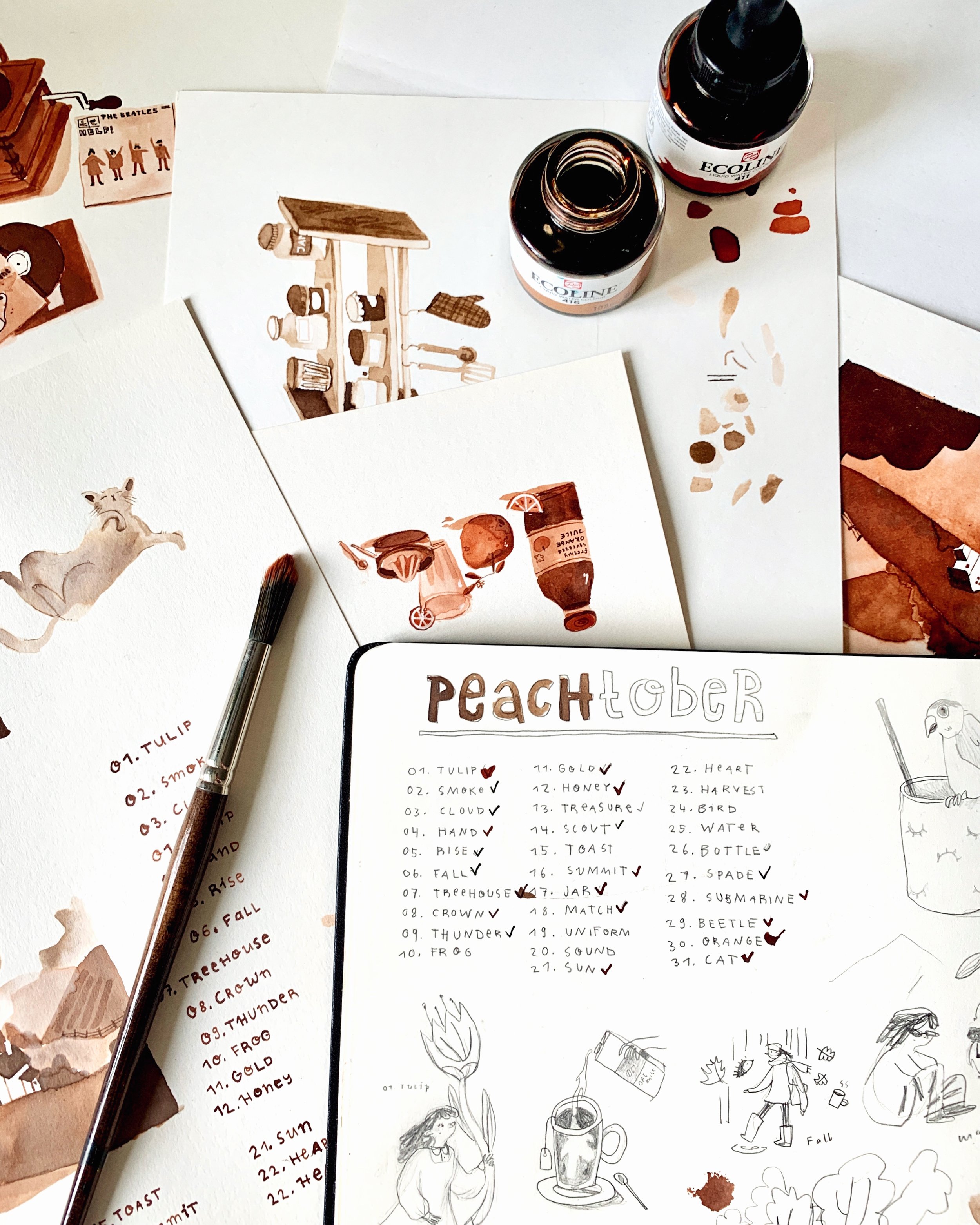 6 ideas to fill your sketchbook — magalifranov