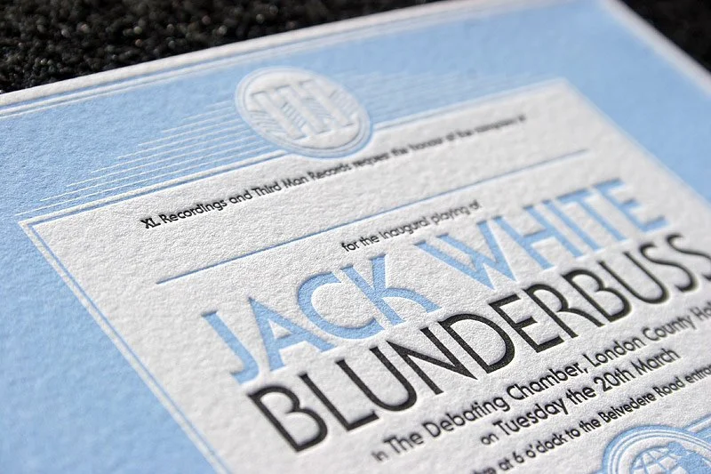 Jack White Blunderbuss postcard.