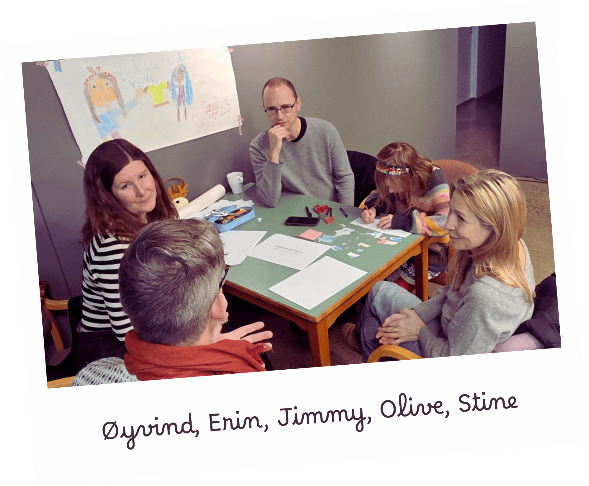 A photo of the people working on this project