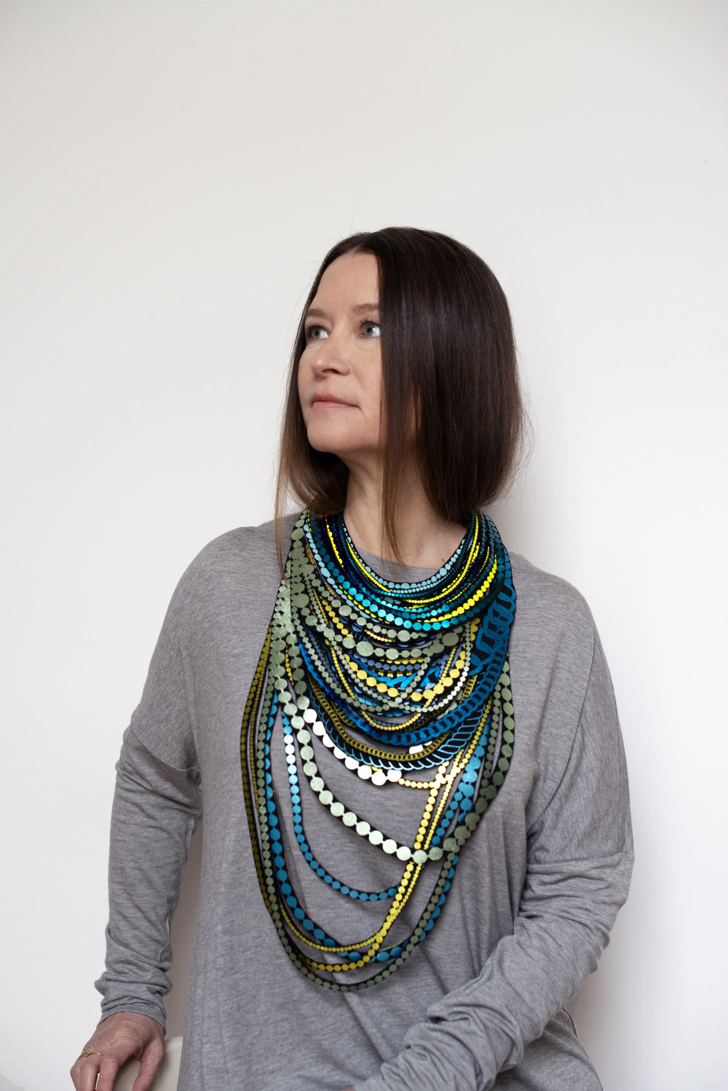 stacked lightweight necklaces