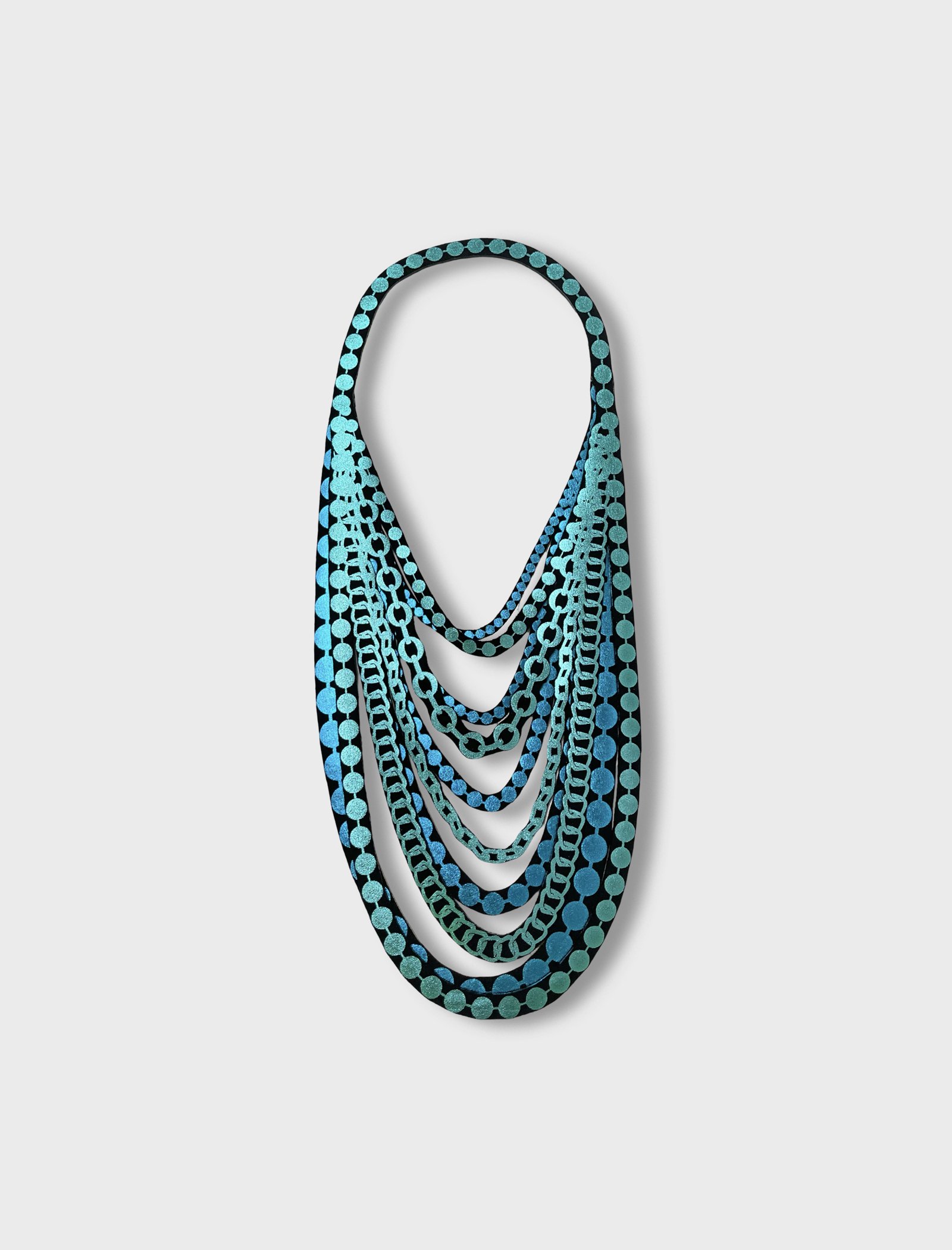 PEARLS&CHAINS GLAM turquoise teal
