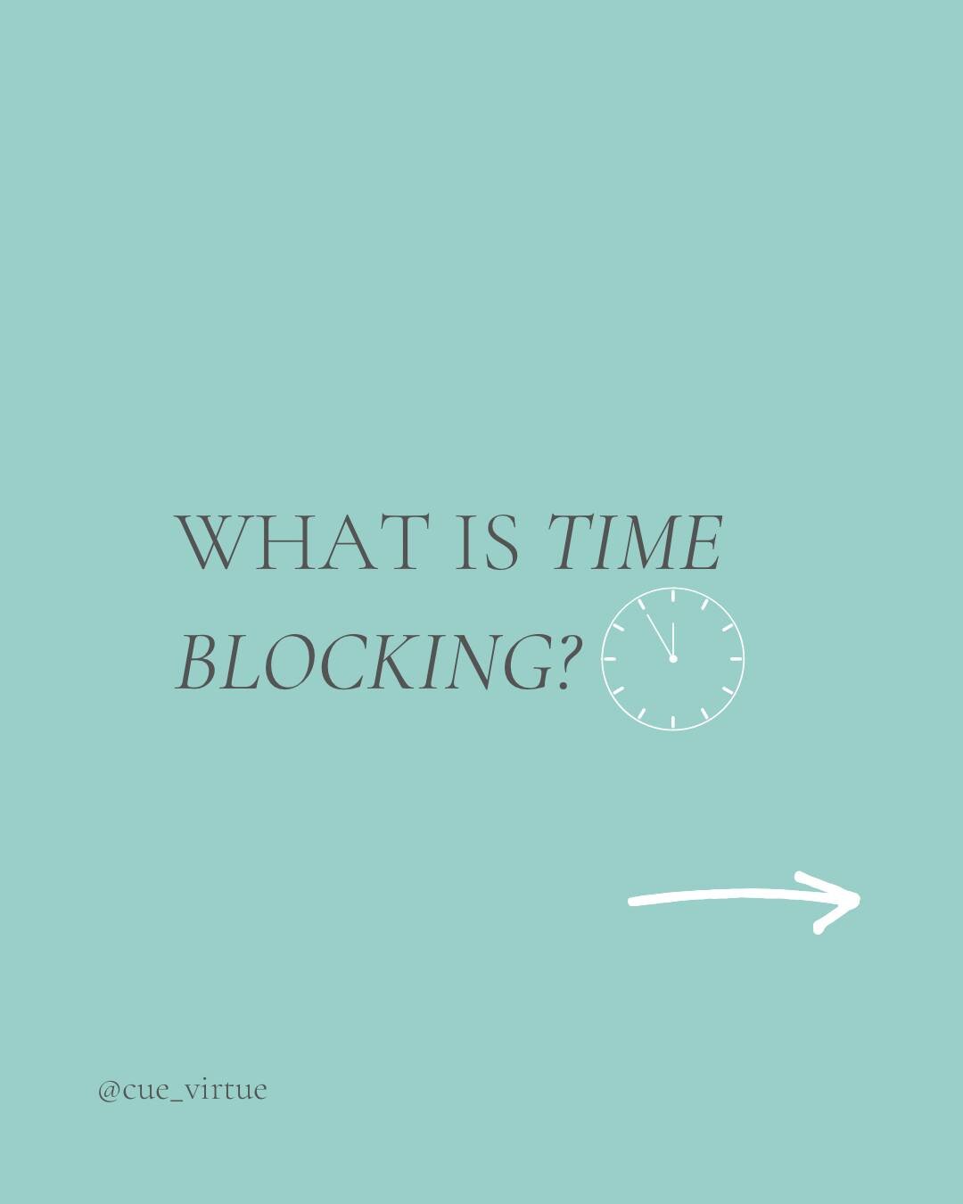 ⏰ Do you use time blocking in your business? 

☑️ Time blocking is a great way to help businesses stay organized and productive. 

💫 It helps to separate tasks into manageable chunks and prevents procrastination by providing a structure for completi