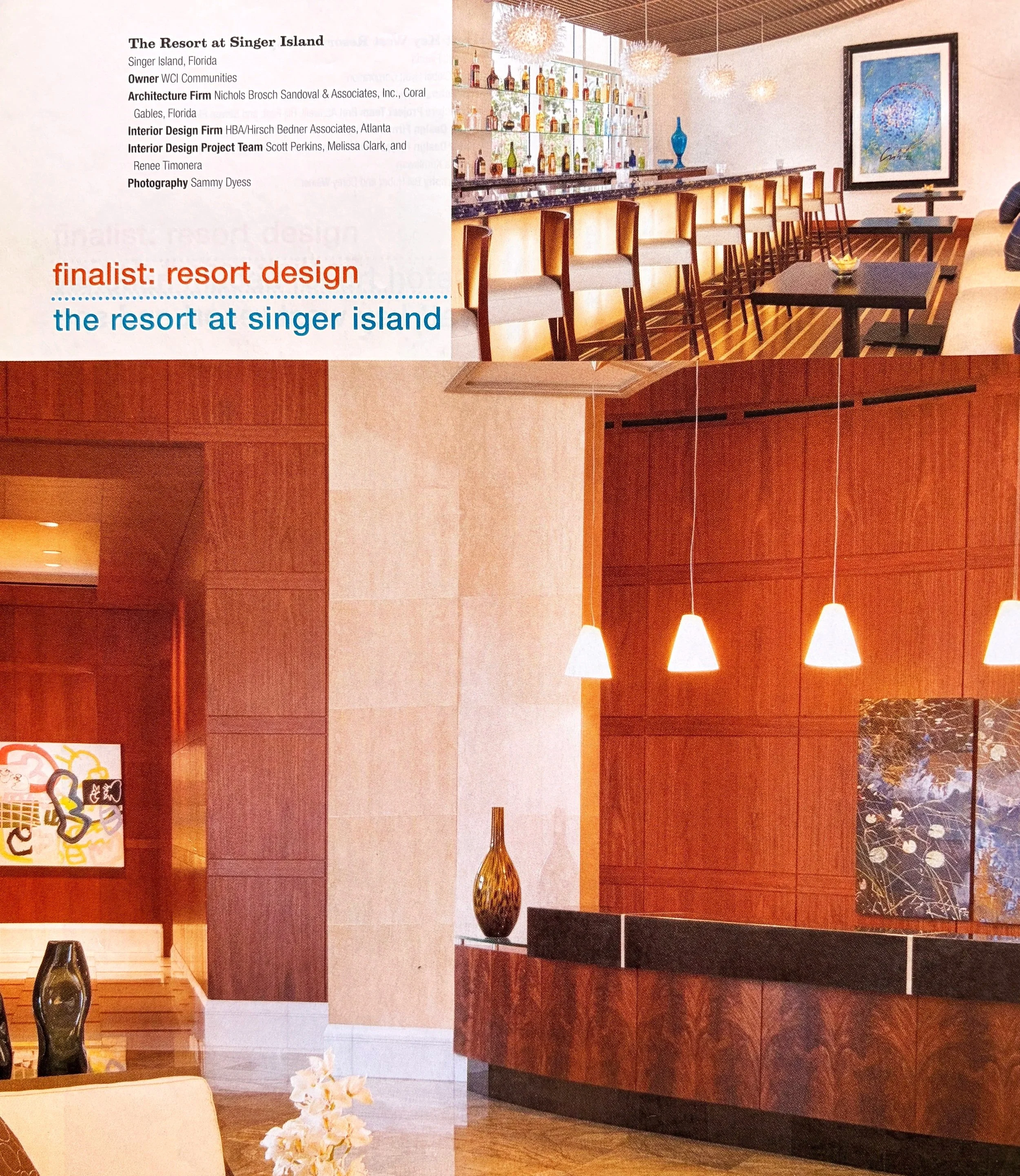 Hospitality Design Magazine Award